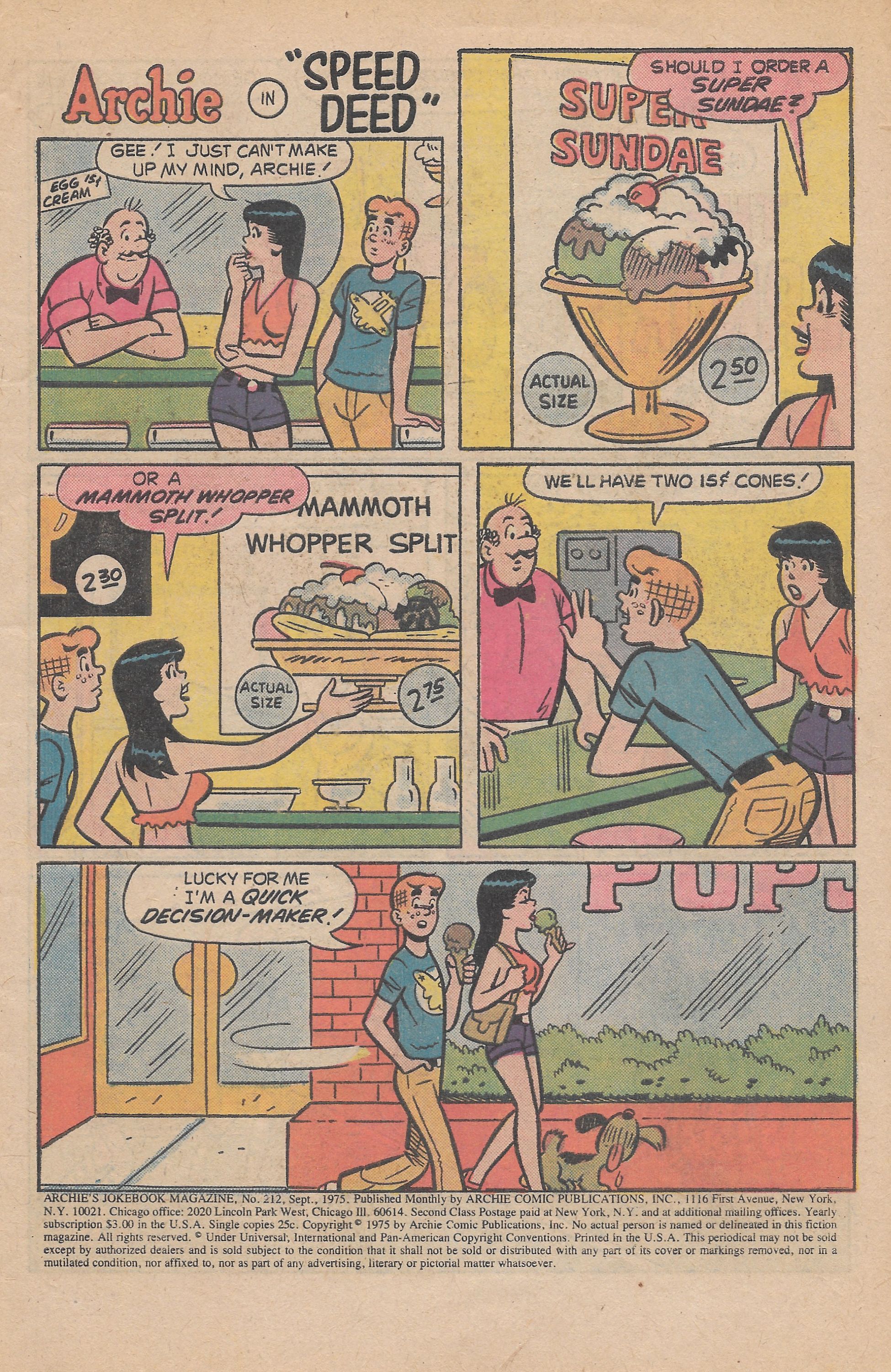 Read online Archie's Joke Book Magazine comic -  Issue #212 - 3