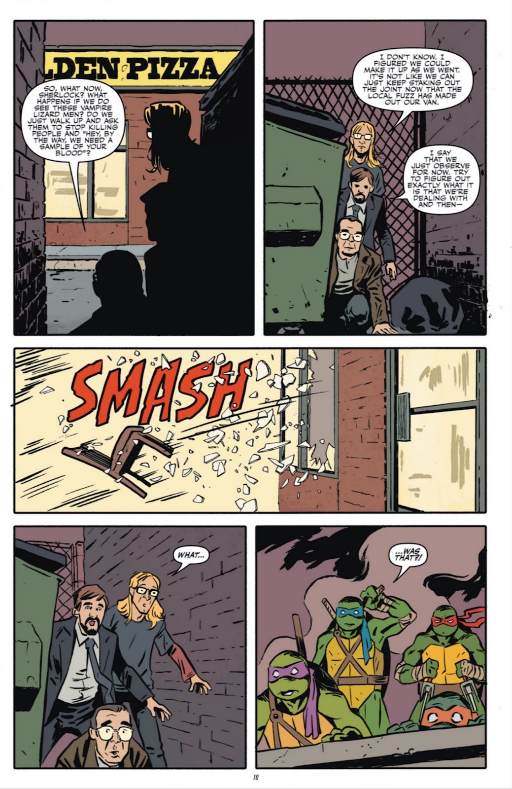 The X-Files/Teenage Mutant Ninja Turtles: Conspiracy issue Full - Page 12