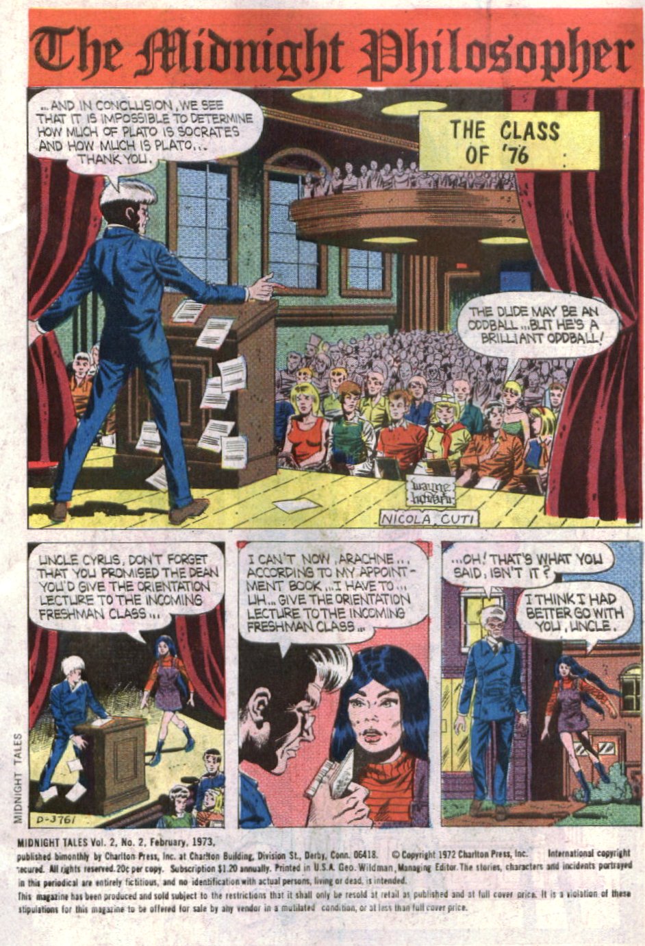 Read online Midnight Tales comic -  Issue #2 - 3