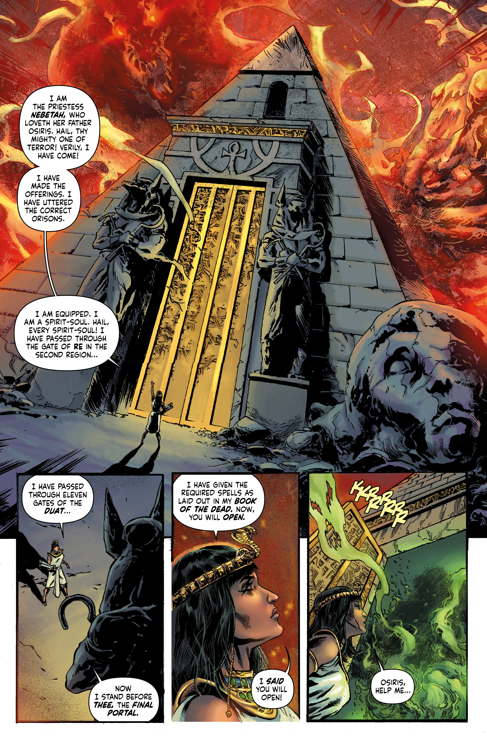 Read online The Mummy comic -  Issue #1 - 7