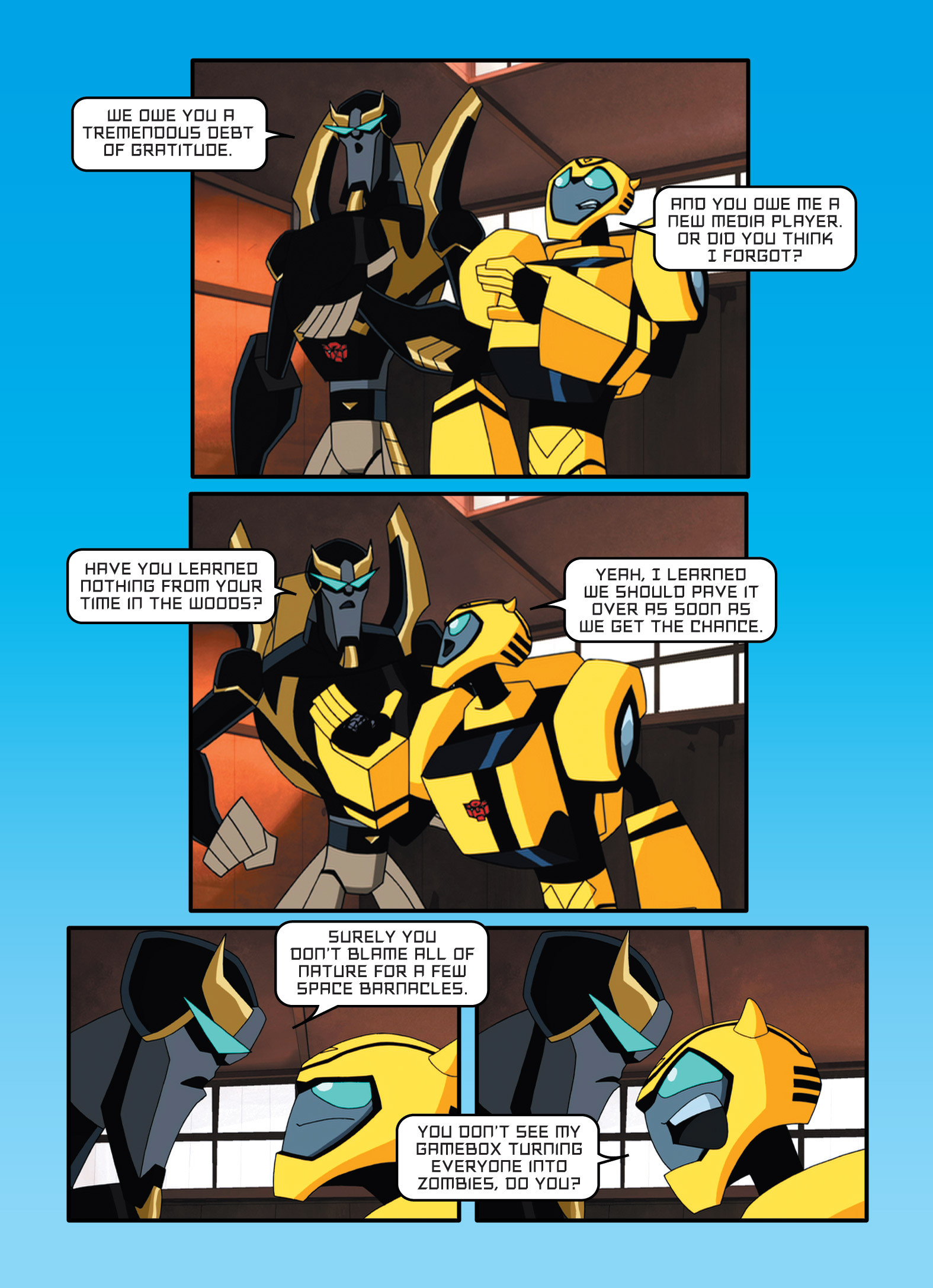 Read online Transformers Animated comic -  Issue #6 - 109