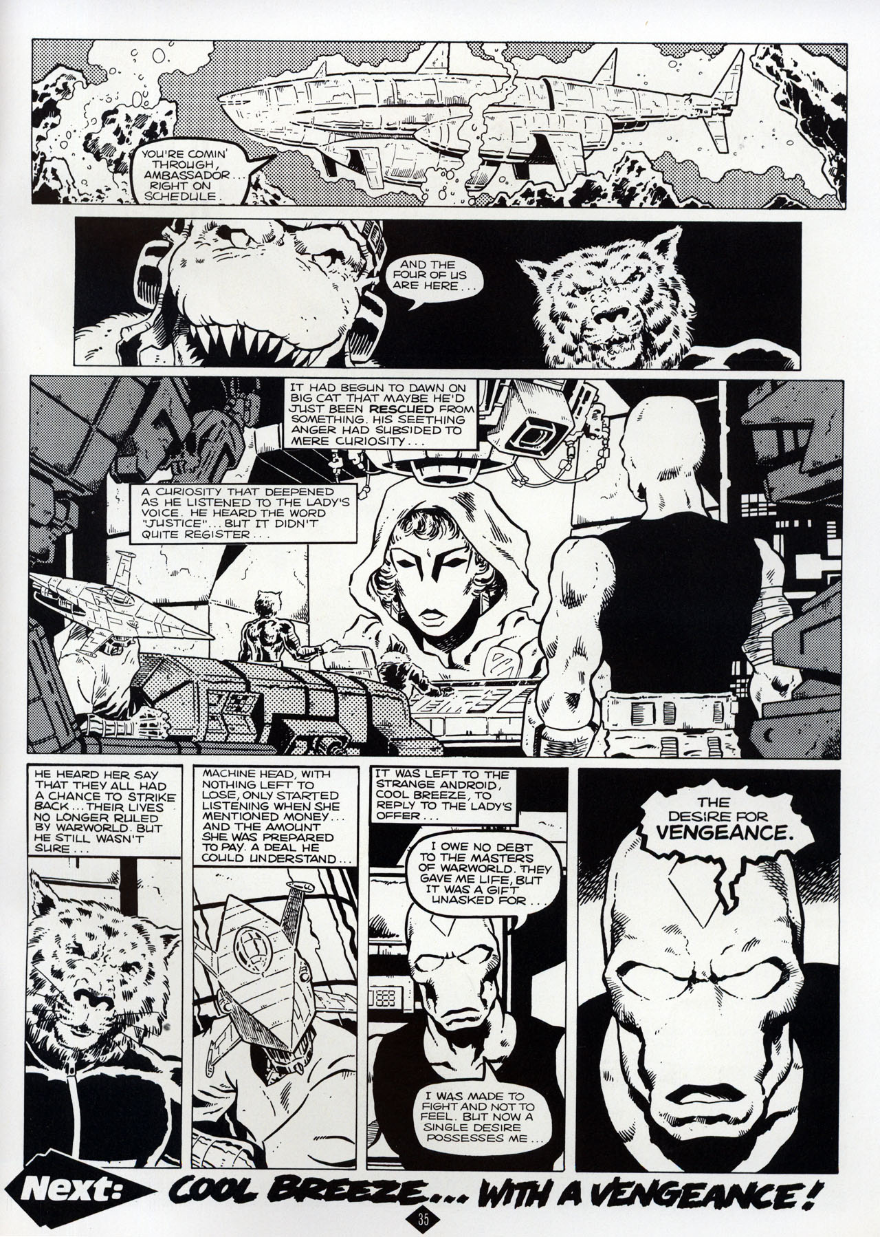 Read online Captain Britain (1985) comic -  Issue #3 - 35