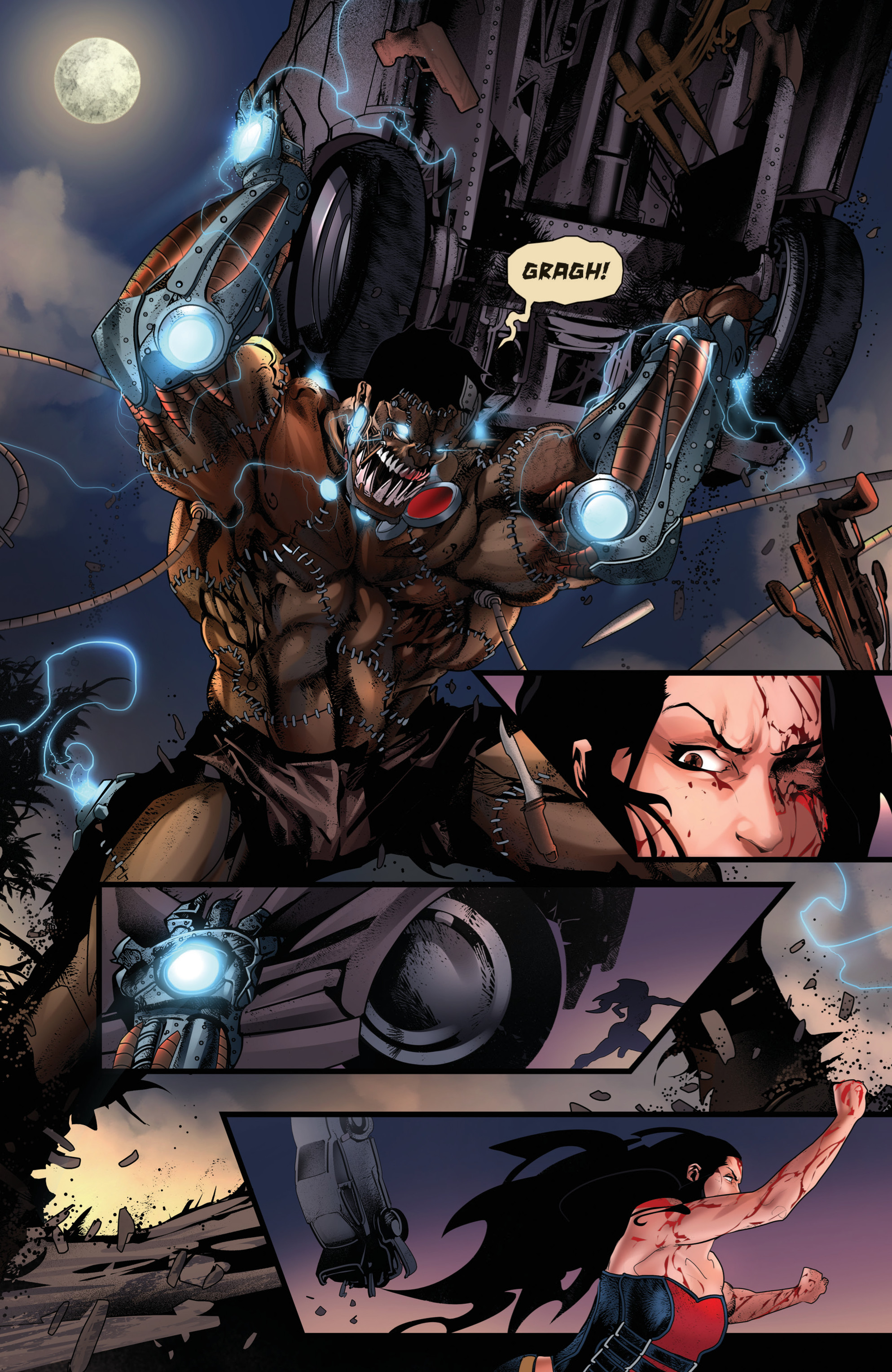Read online Van Helsing vs Frankenstein comic -  Issue #3 - 13