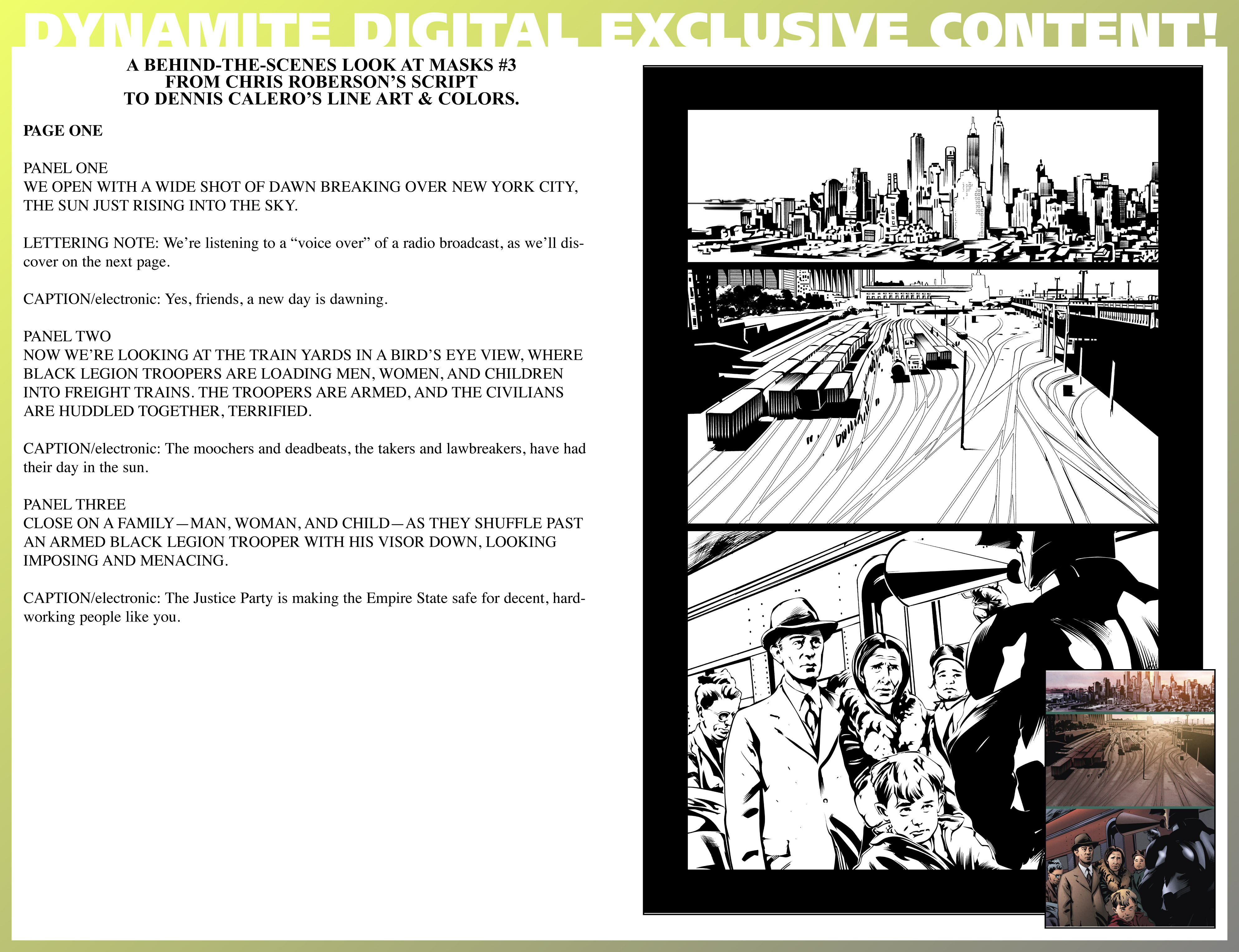 Read online Masks comic -  Issue #3 - 27