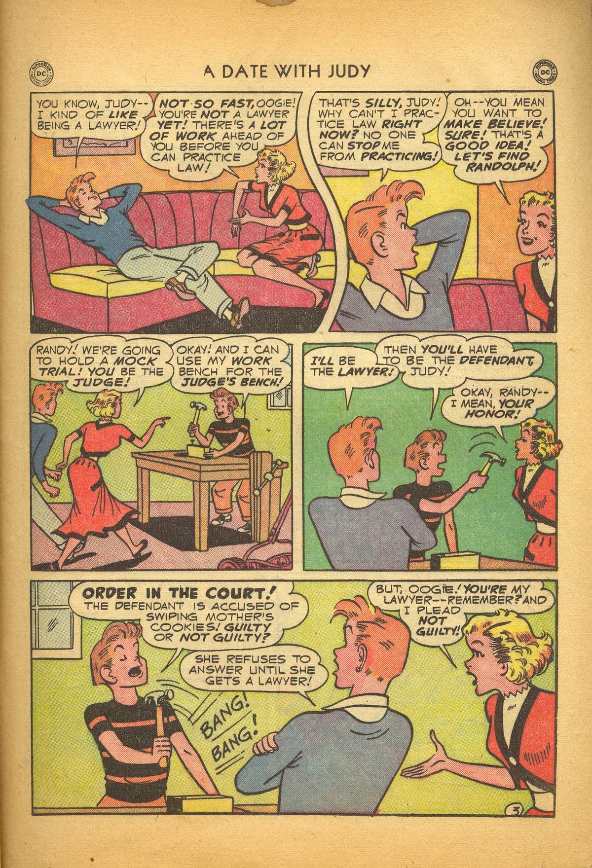 Read online A Date with Judy comic -  Issue #17 - 31