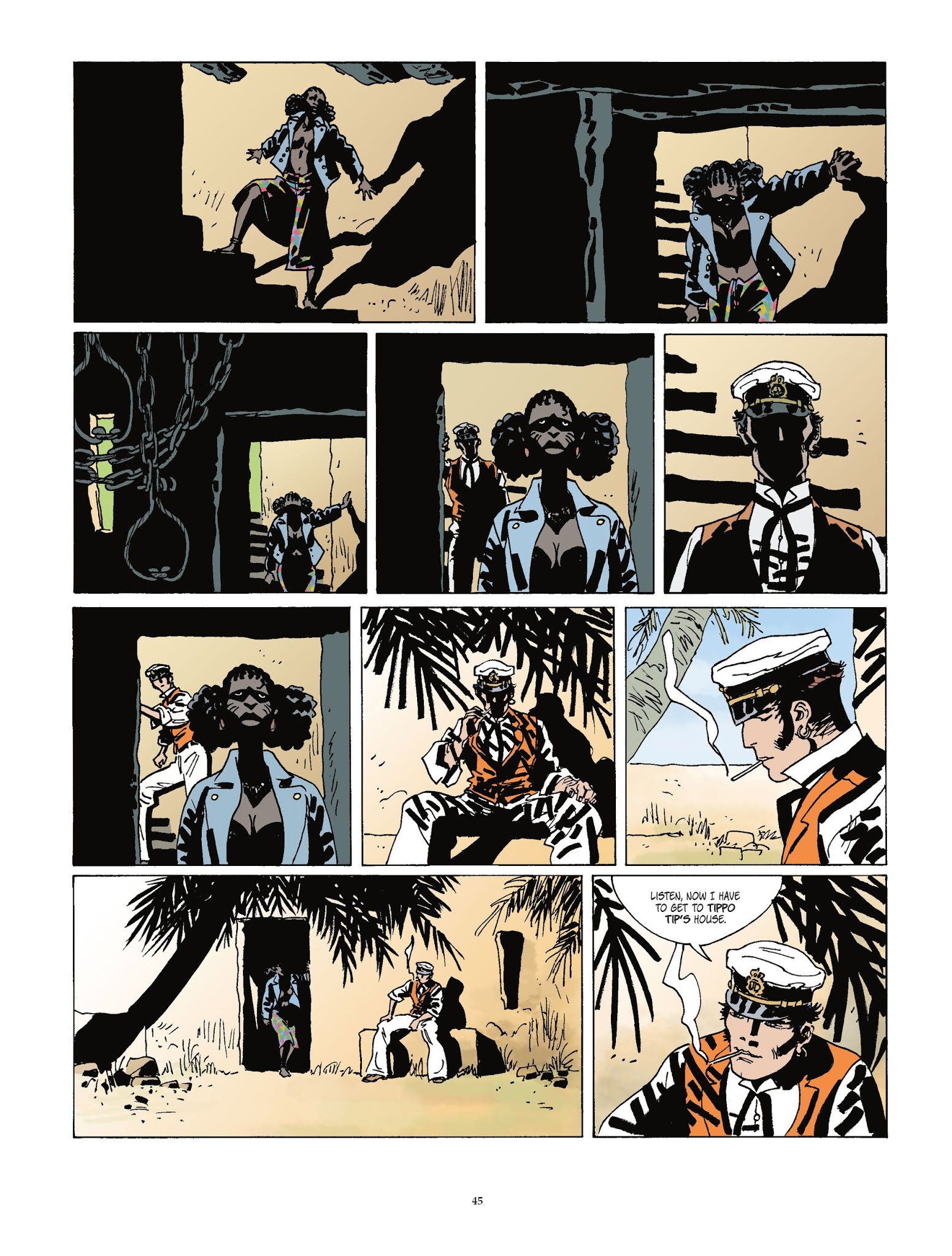 Read online Corto Maltese [GER] comic -  Issue #16 - 45