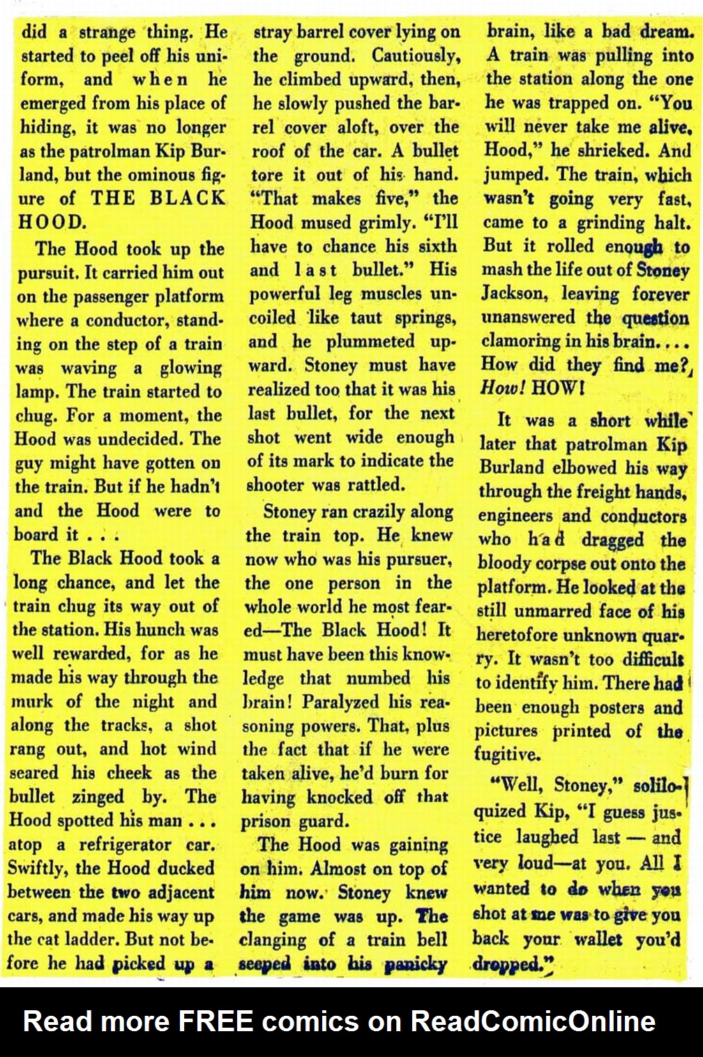 Read online Black Hood Comics comic -  Issue #13 - 29