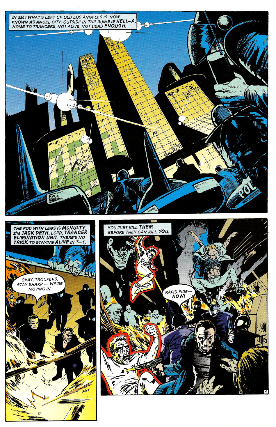 Read online Trancers (1991) comic -  Issue #1 - 3