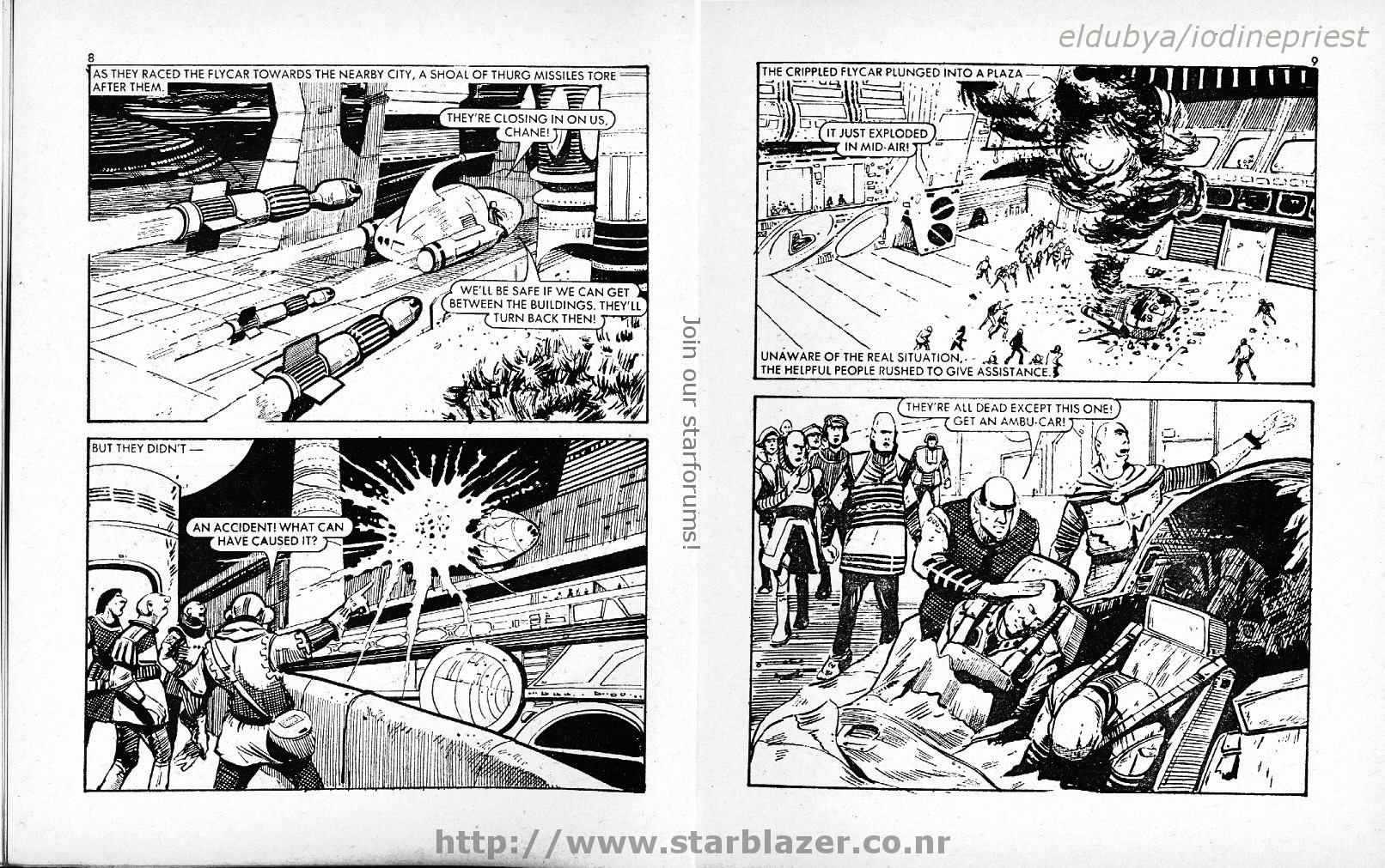 Read online Starblazer comic -  Issue #136 - 6