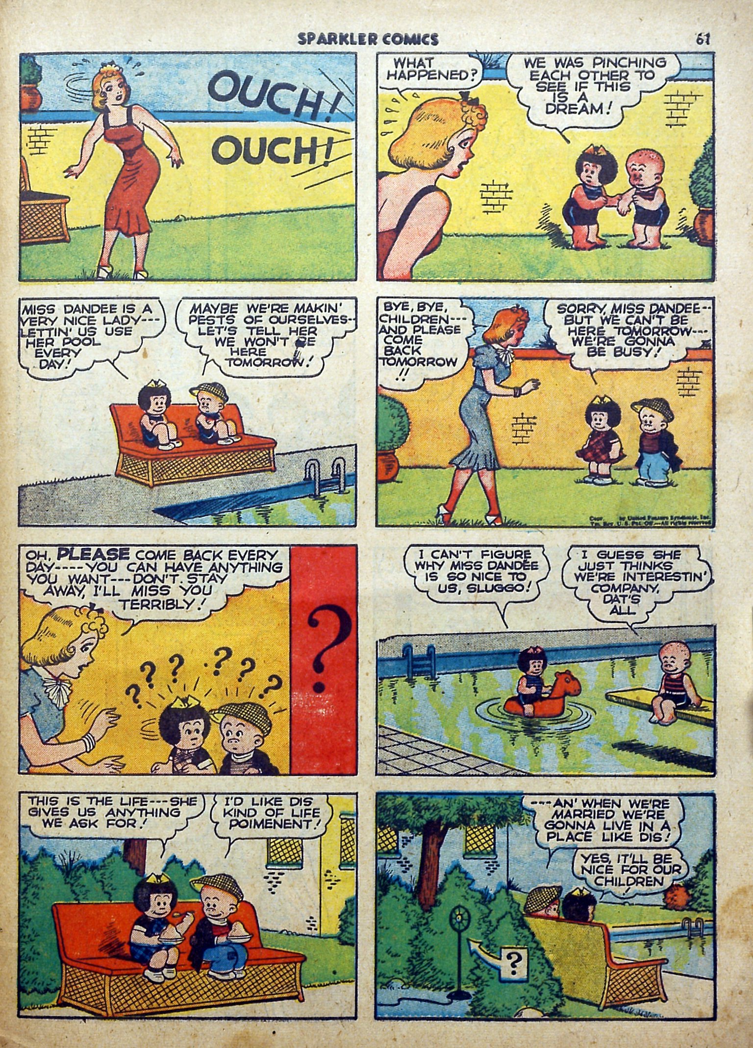 Read online Sparkler Comics comic -  Issue #2 - 57