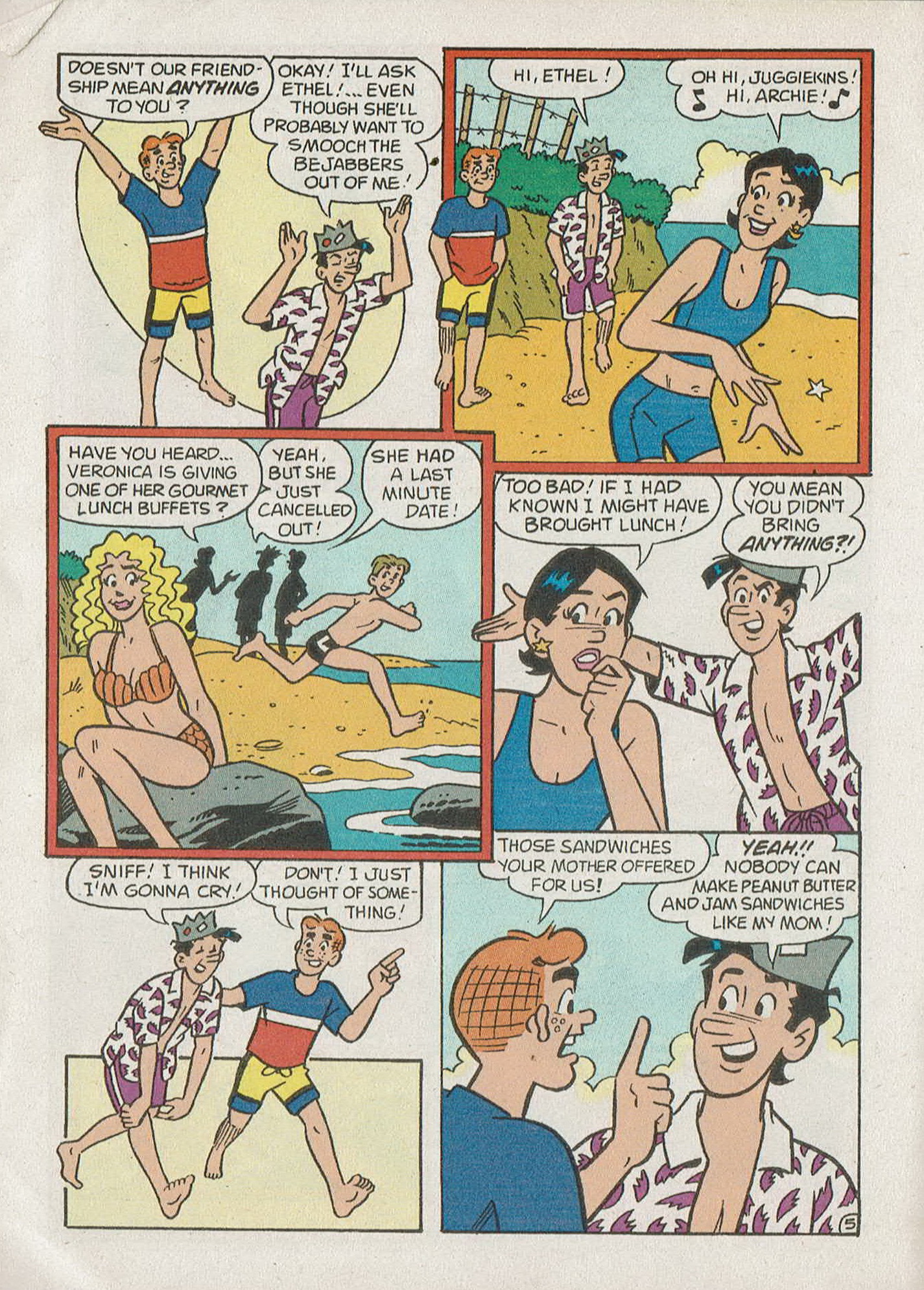 Read online Archie's Pals 'n' Gals Double Digest Magazine comic -  Issue #59 - 191