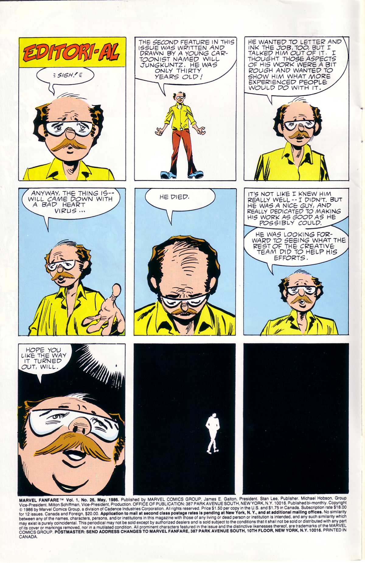 Read online Marvel Fanfare (1982) comic -  Issue #26 - 2