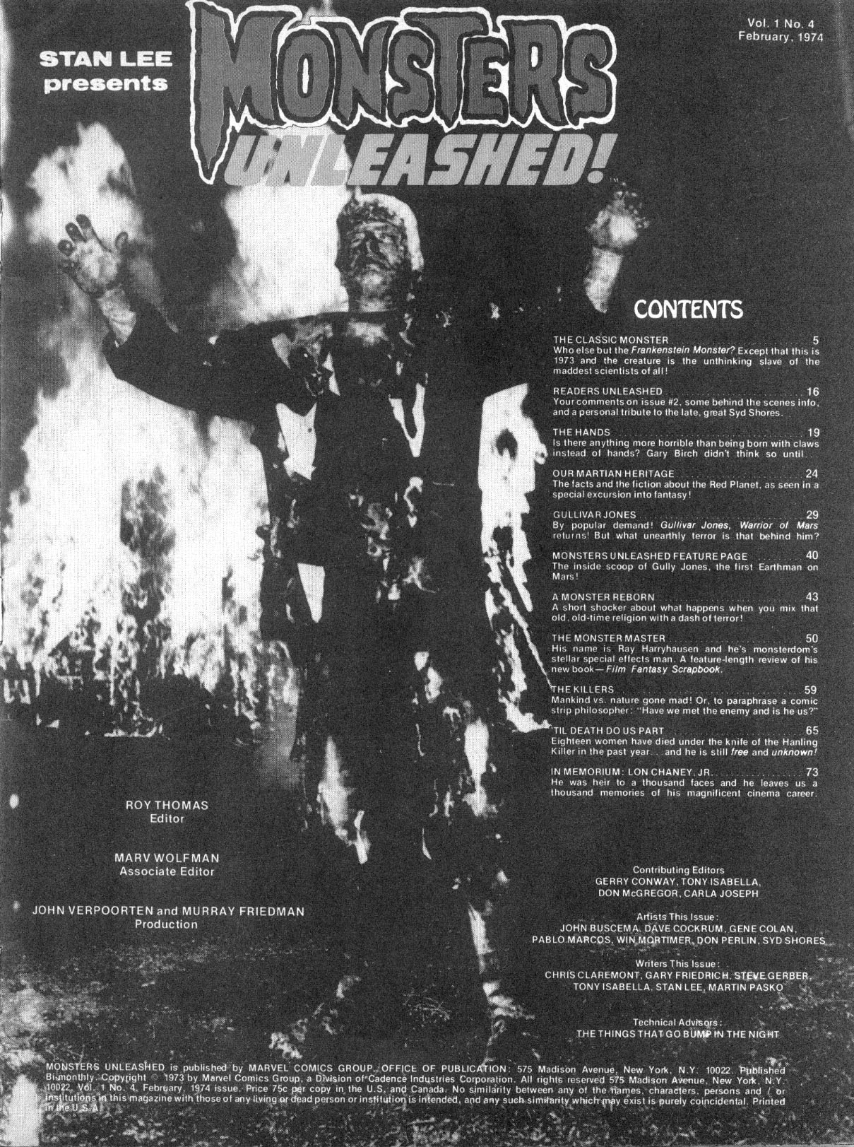 Read online Monsters Unleashed (1973) comic -  Issue #4 - 4