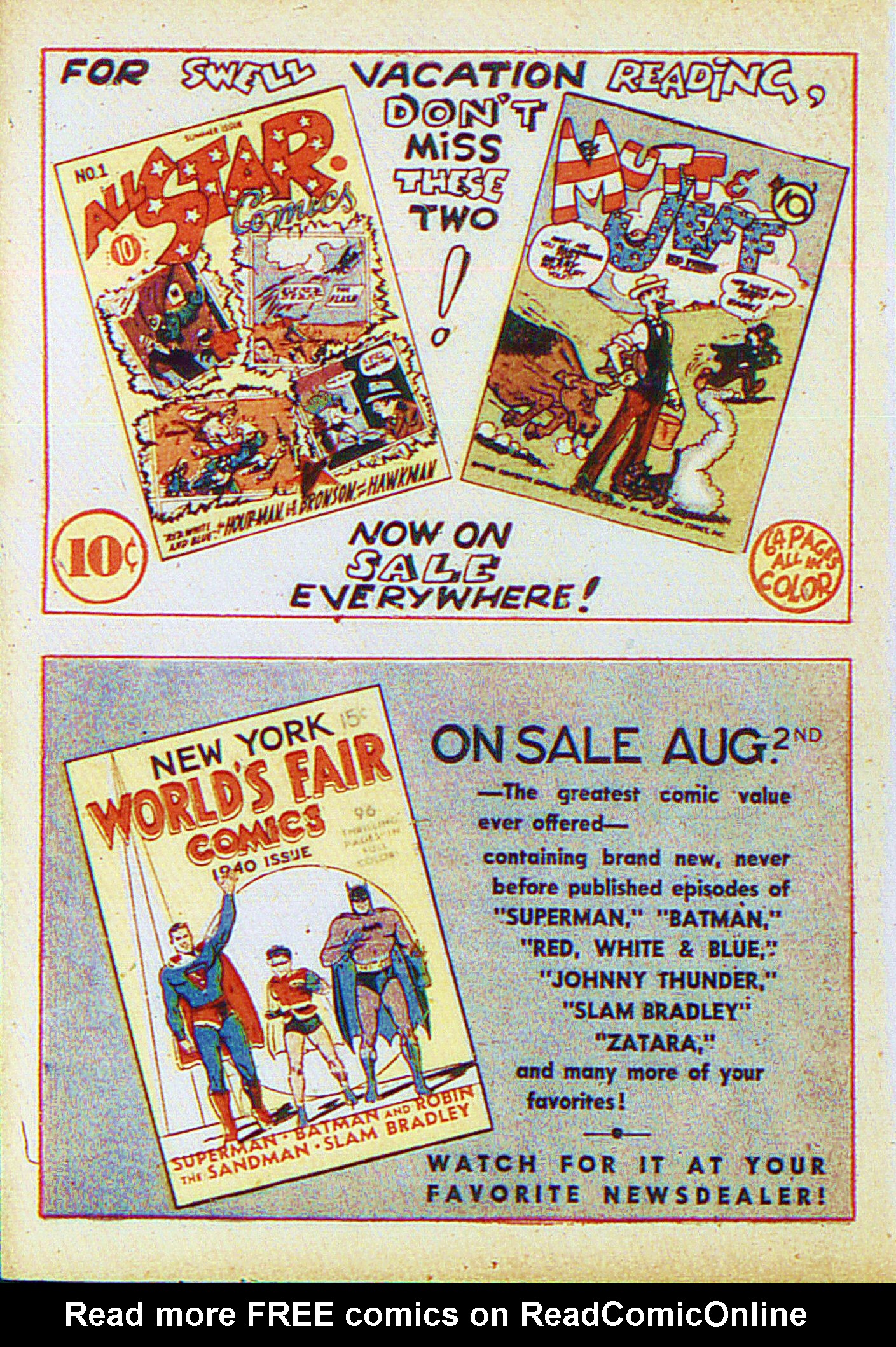 Read online More Fun Comics comic -  Issue #59 - 39