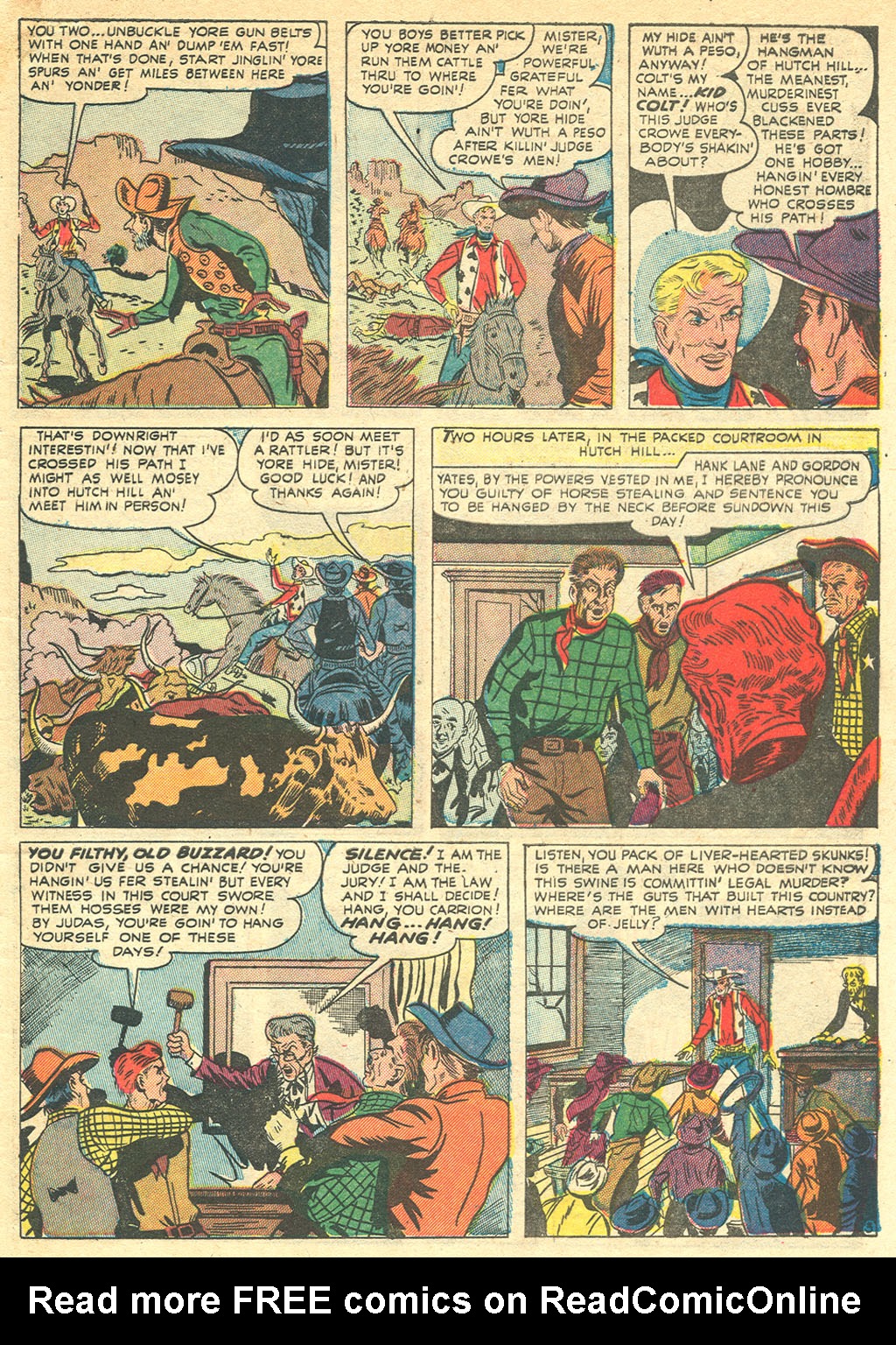 Read online Kid Colt Outlaw comic -  Issue #24 - 29