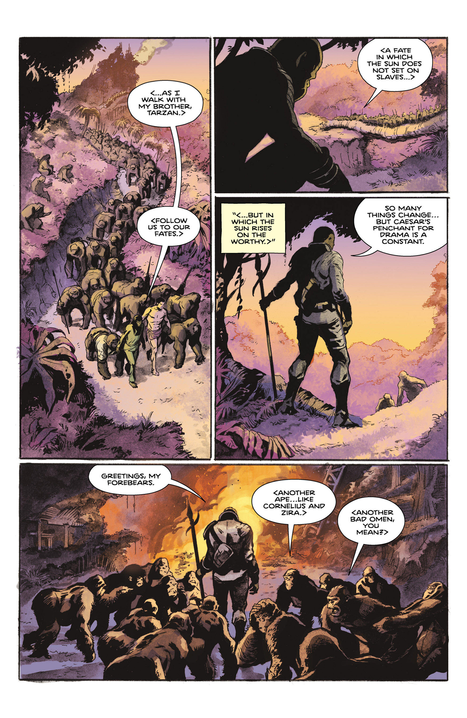 Read online Tarzan On the Planet of the Apes comic -  Issue #3 - 12