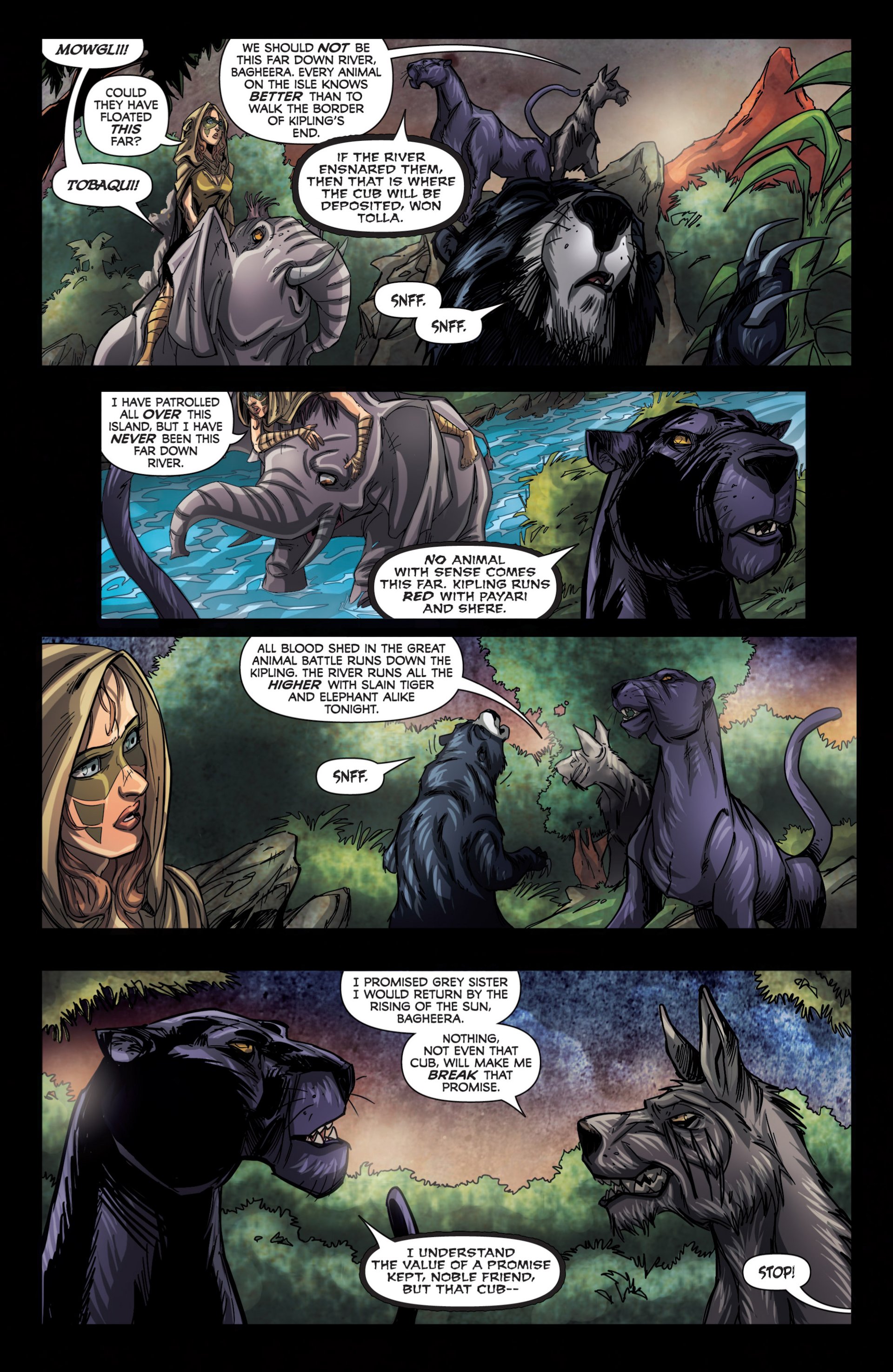 Read online Grimm Fairy Tales presents The Jungle Book: Last of the Species comic -  Issue #4 - 8