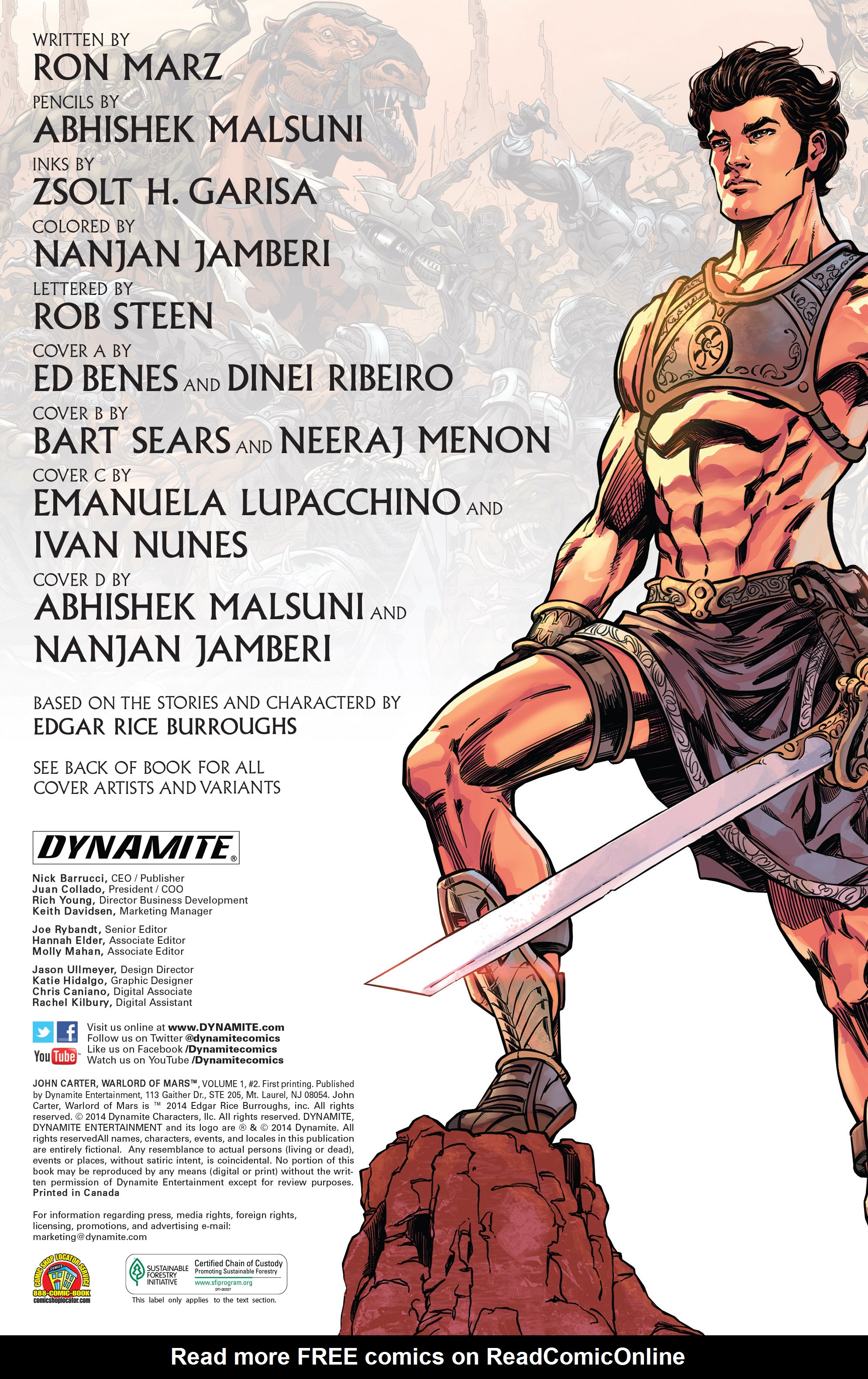 Read online John Carter, Warlord of Mars (2014) comic -  Issue #2 - 4