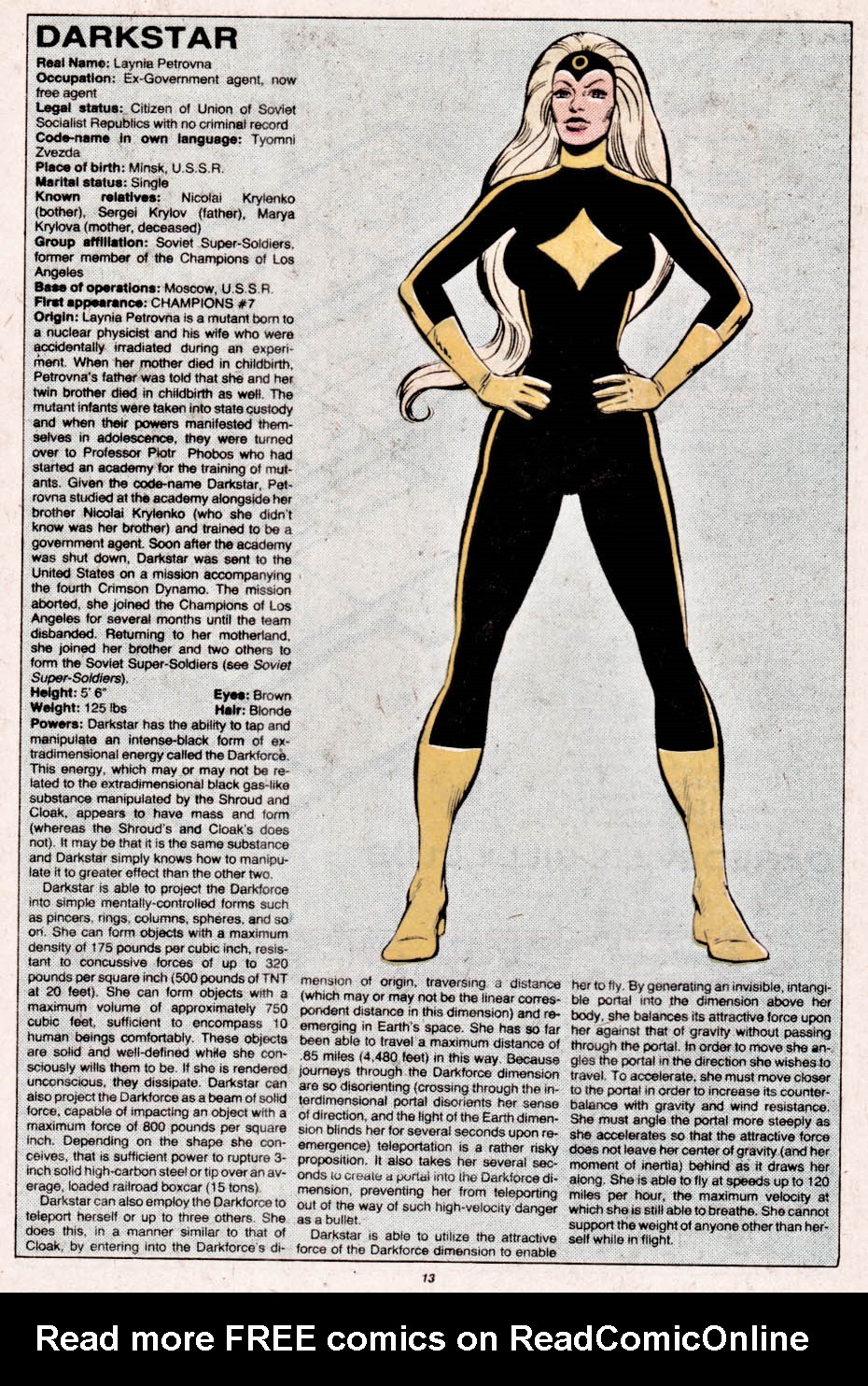 The Official Handbook of the Marvel Universe issue 3 - Page 14