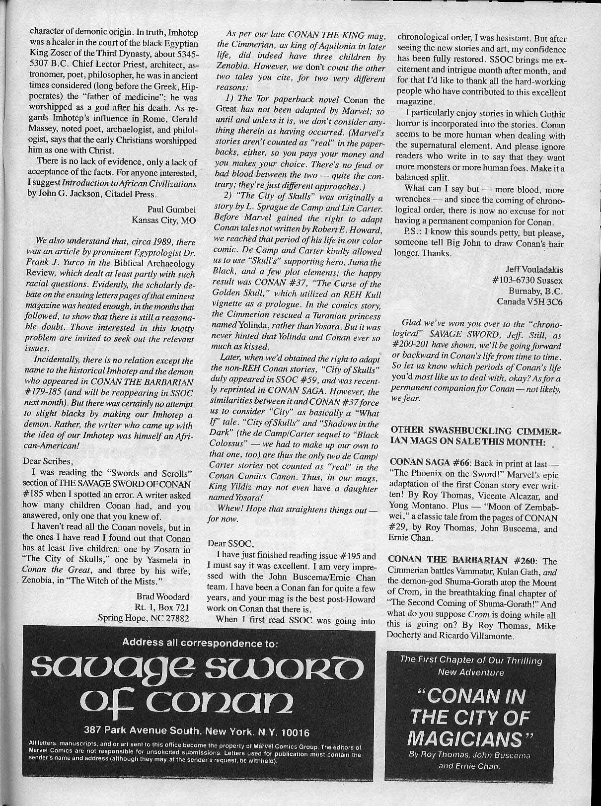 Read online The Savage Sword Of Conan comic -  Issue #201 - 65