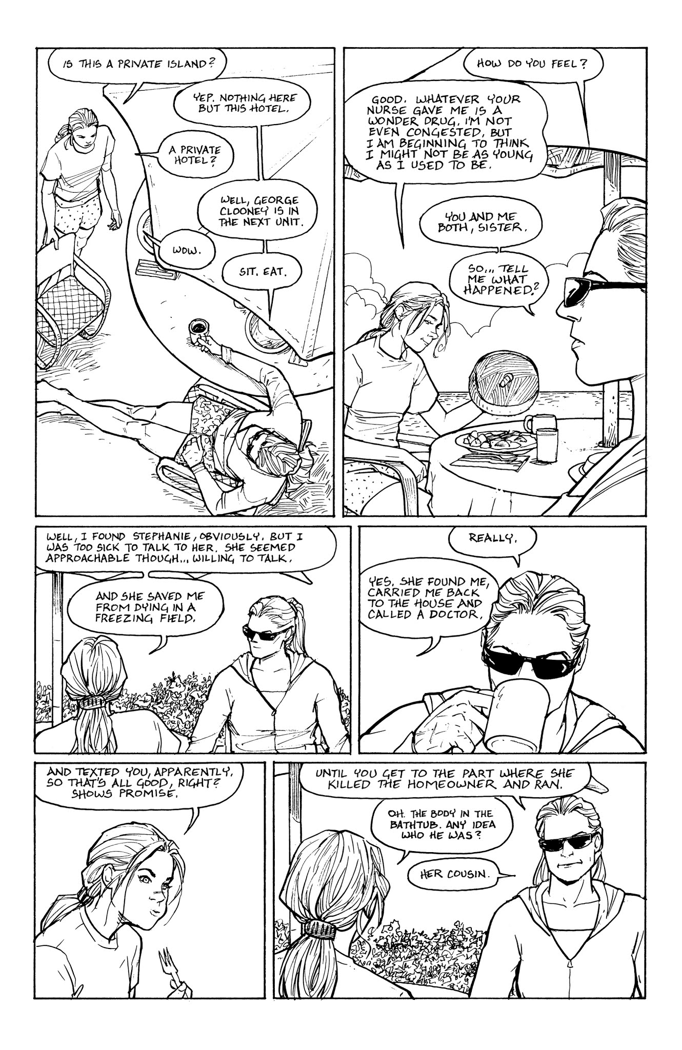 Read online Strangers in Paradise XXV comic -  Issue #5 - 6