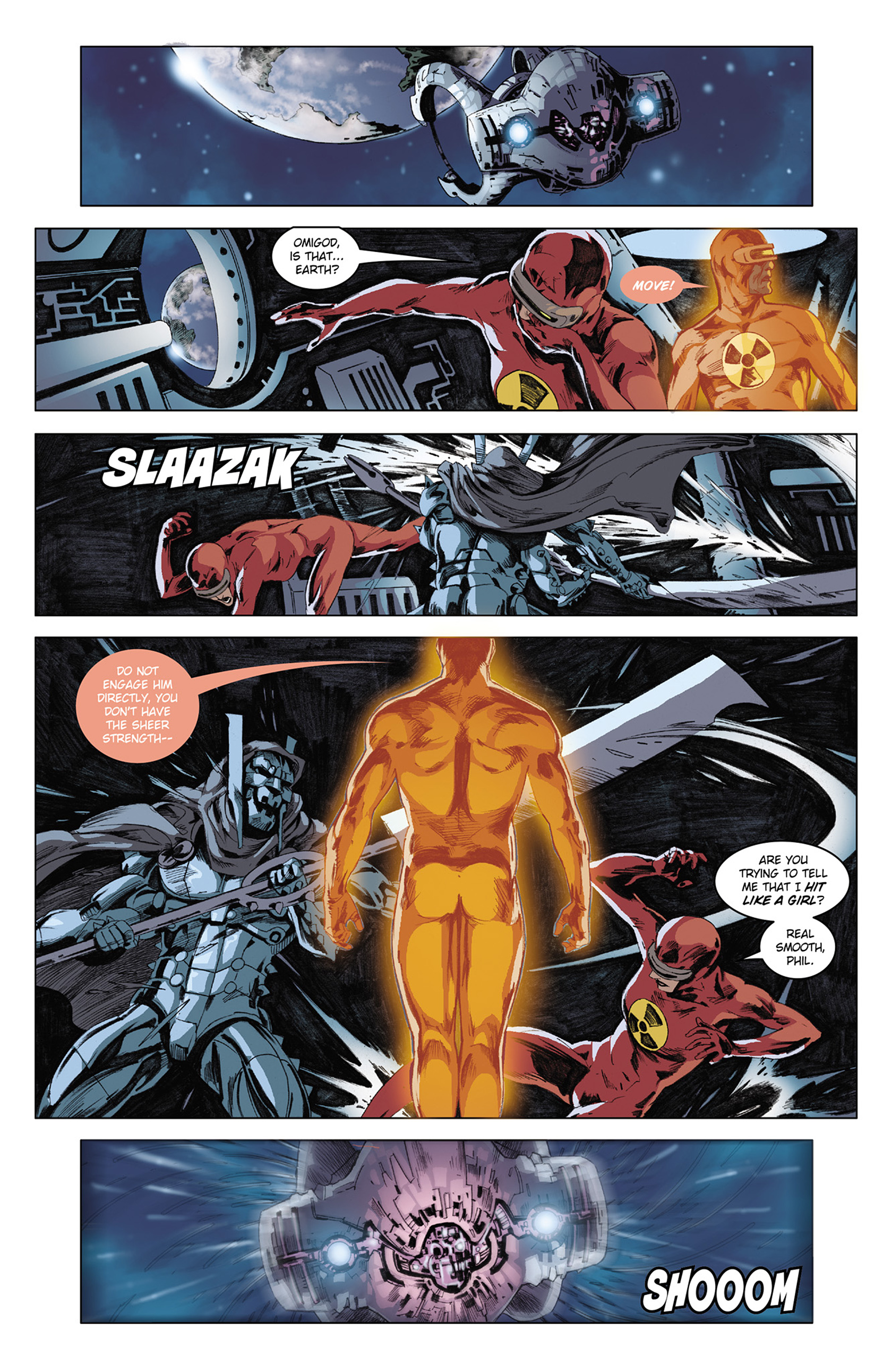 Read online Solar: Man of the Atom (2014) comic -  Issue #4 - 18