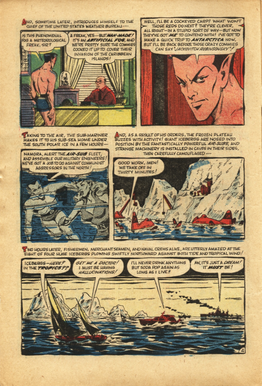 Read online Sub-Mariner Comics comic -  Issue #42 - 5