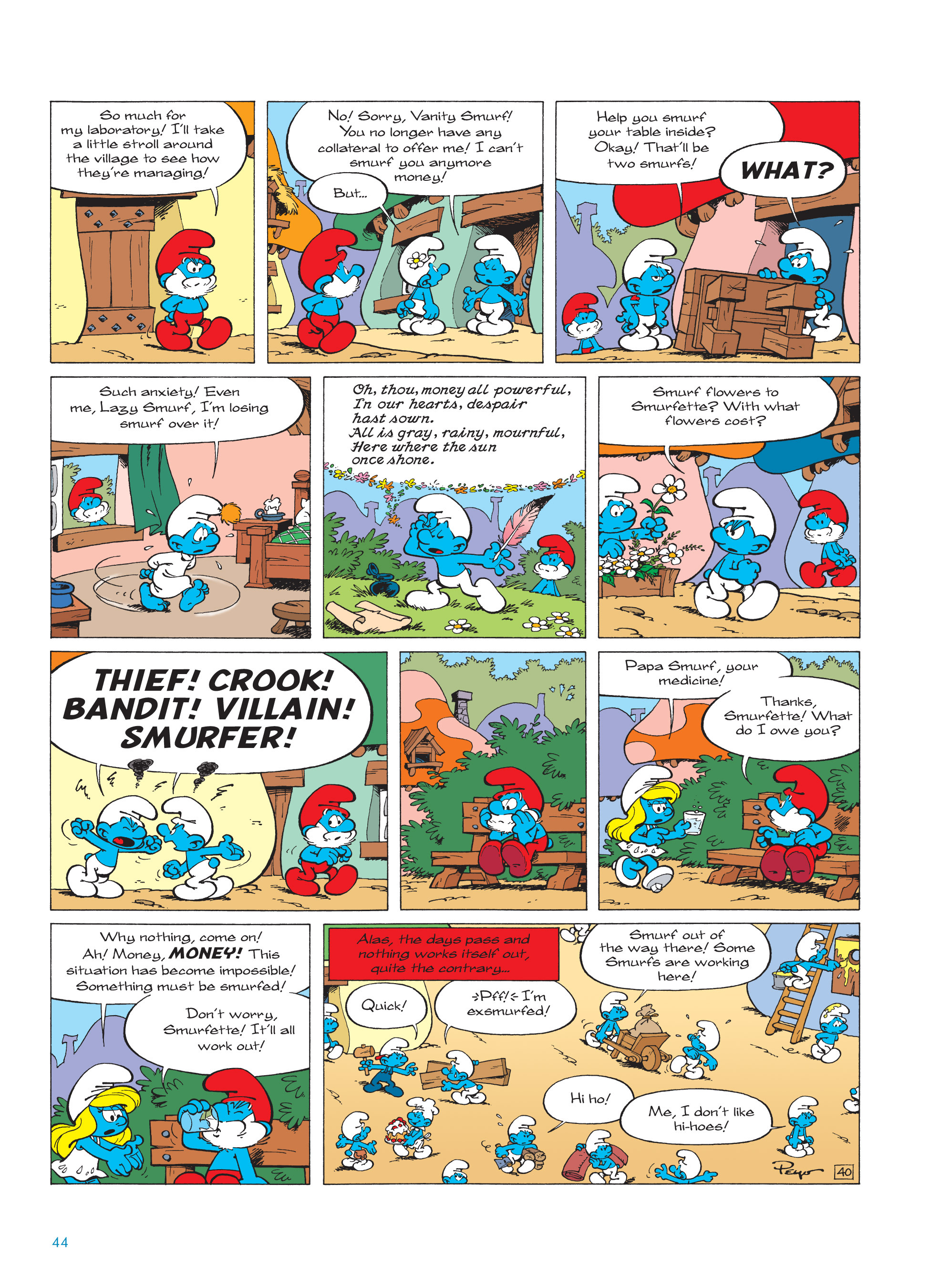 Read online The Smurfs comic -  Issue #18 - 44