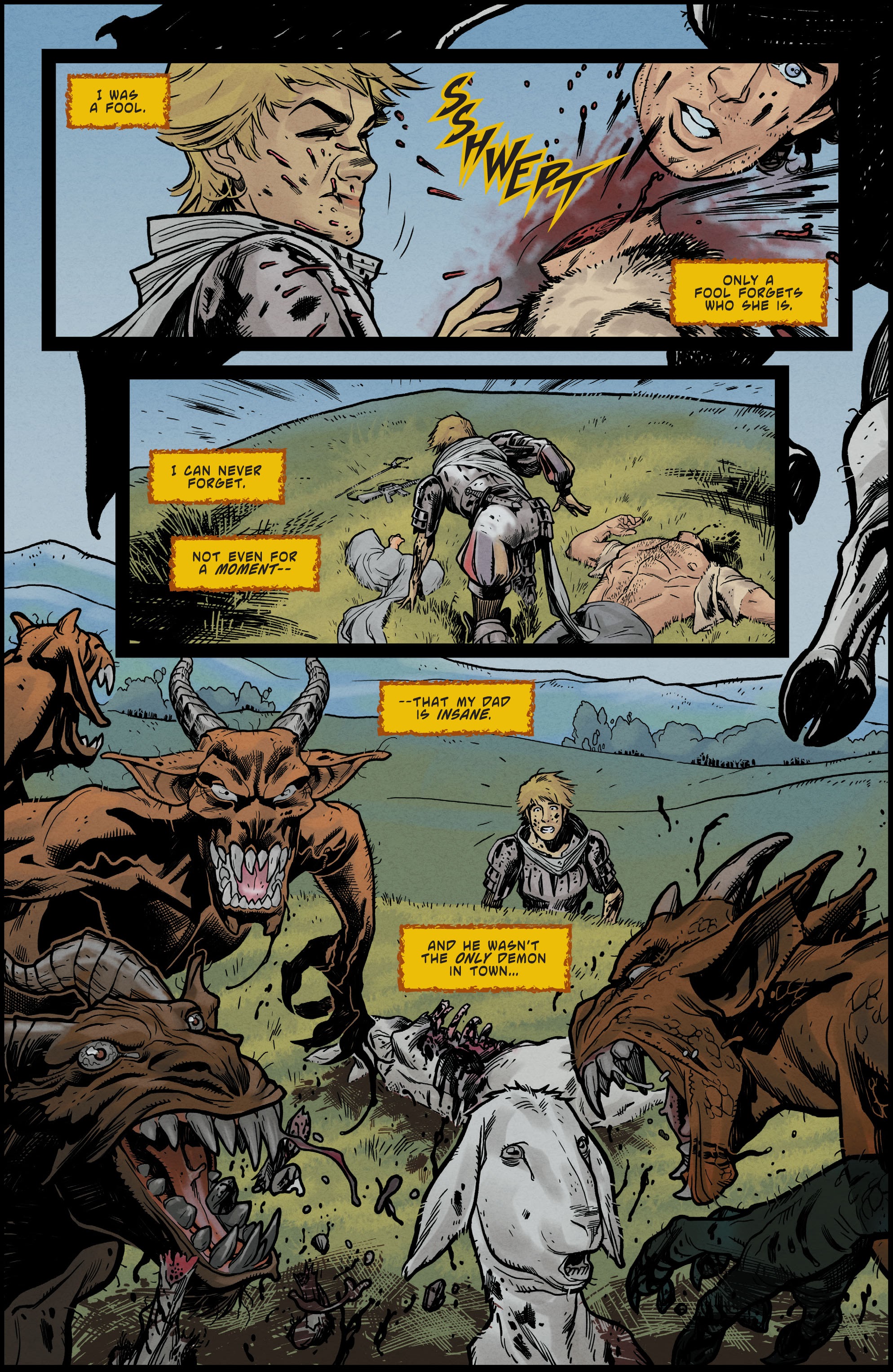 Read online Sacred Six comic -  Issue #9 - 11