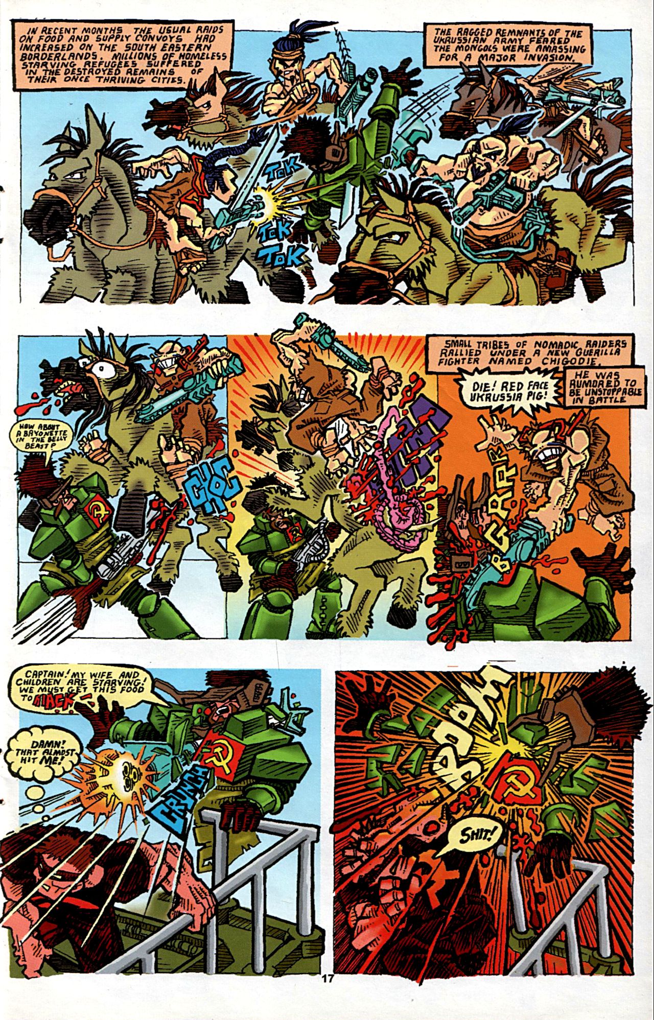 Read online Slavepit Funnies Featuring Gwar comic -  Issue #6 - 19