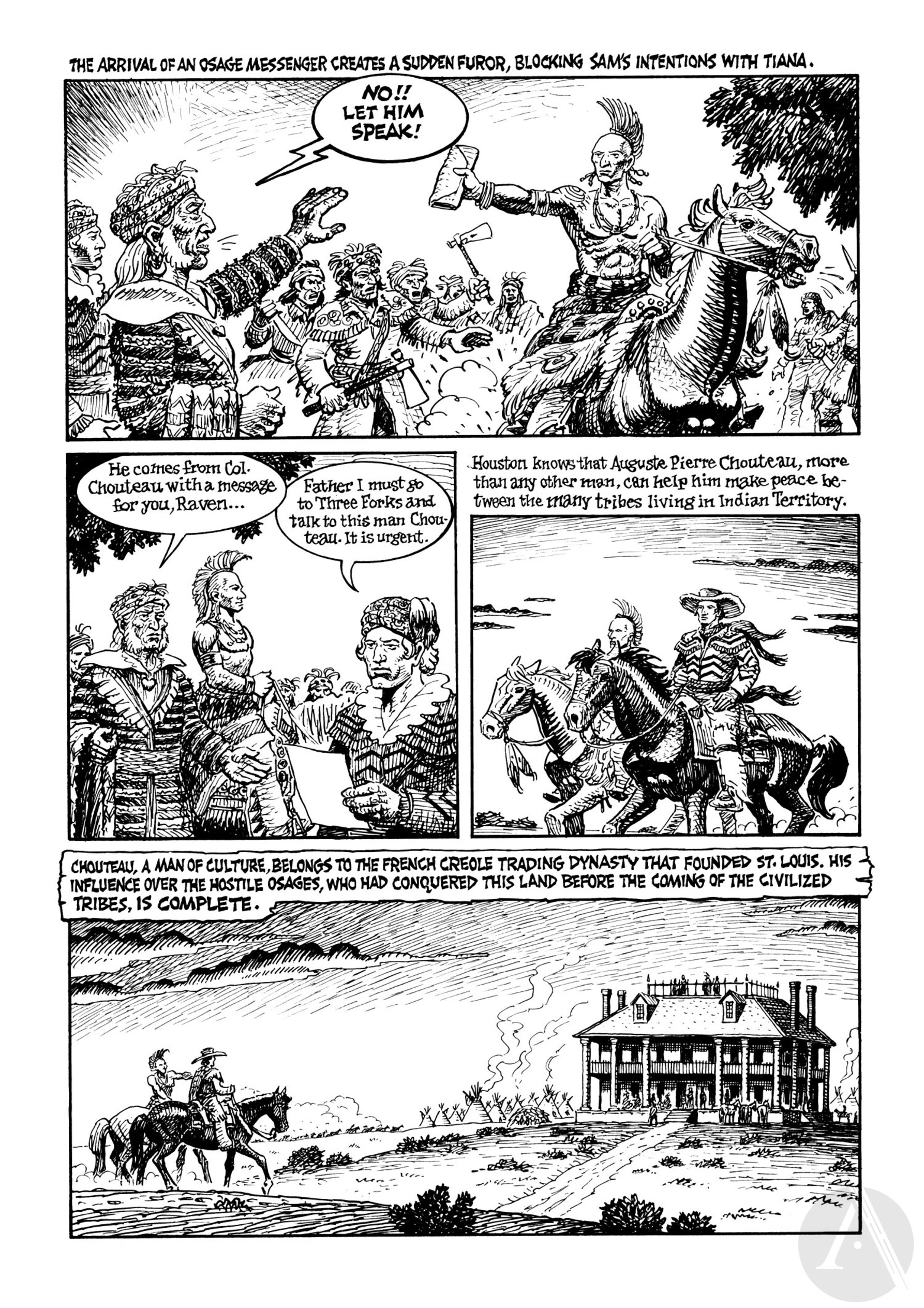 Read online Indian Lover: Sam Houston & the Cherokees comic -  Issue # TPB - 49