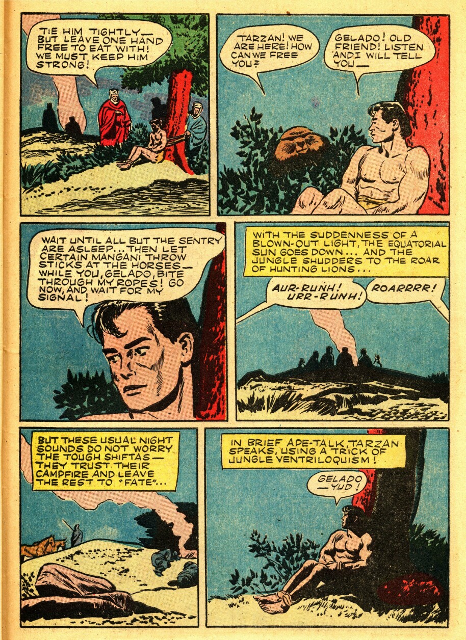 Read online Tarzan (1948) comic -  Issue #37 - 35