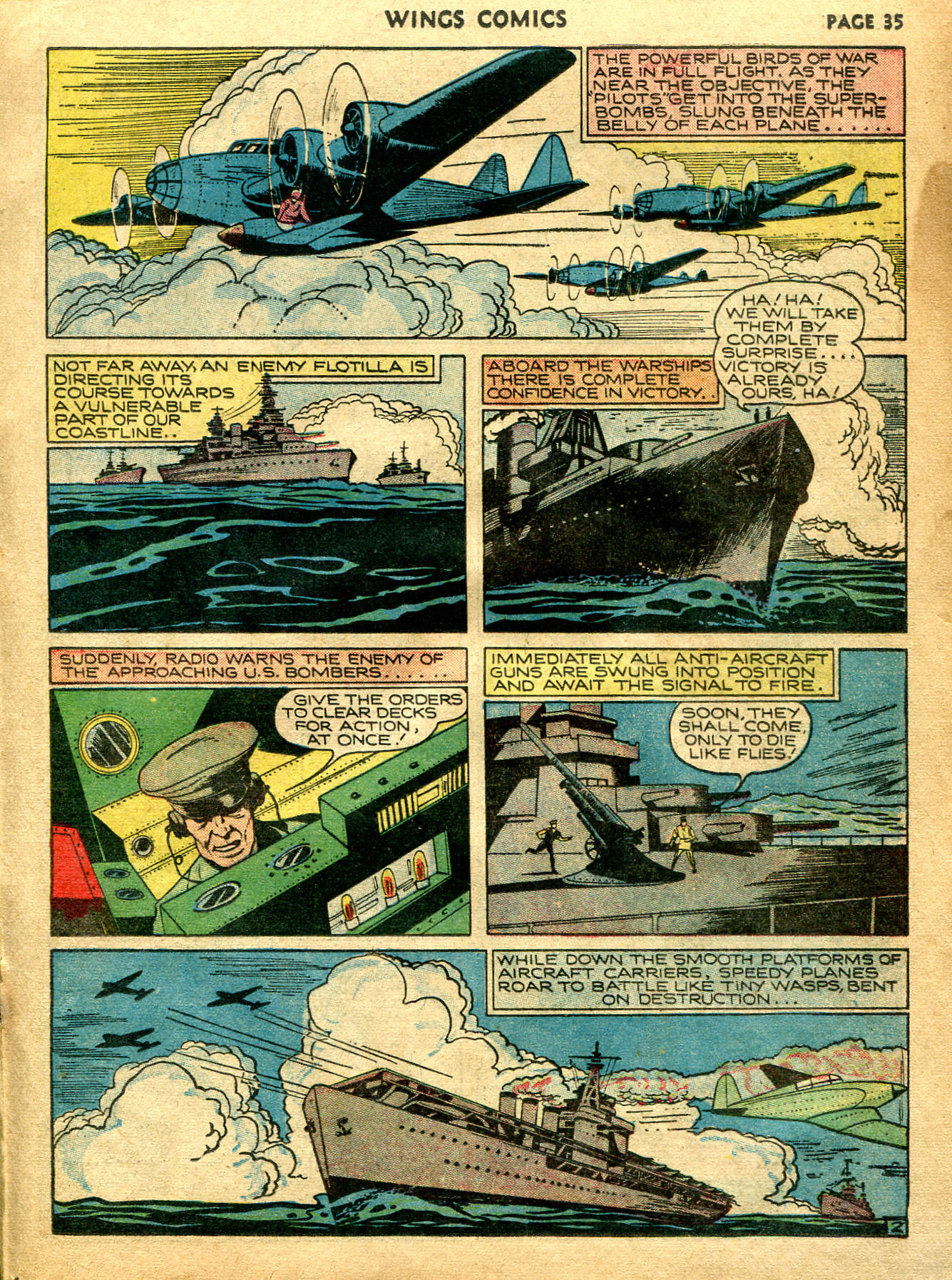 Read online Wings Comics comic -  Issue #5 - 37