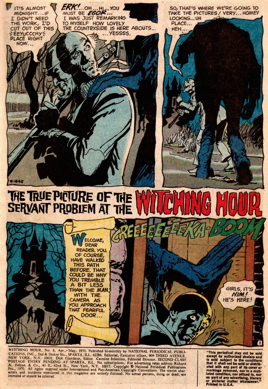 Read online The Witching Hour (1969) comic -  Issue #8 - 2