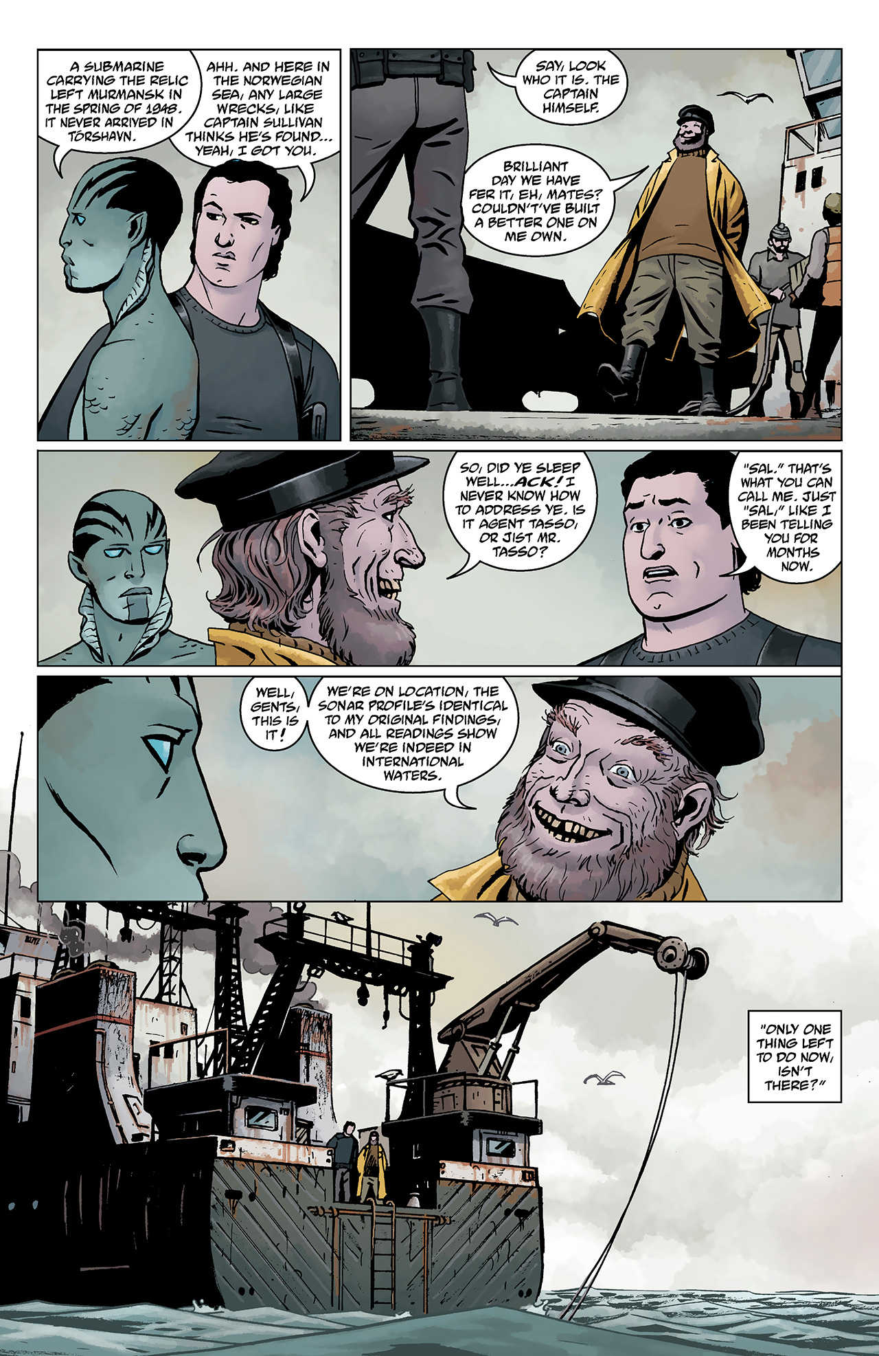 Read online Abe Sapien: The Abyssal Plain comic -  Issue #1 - 13