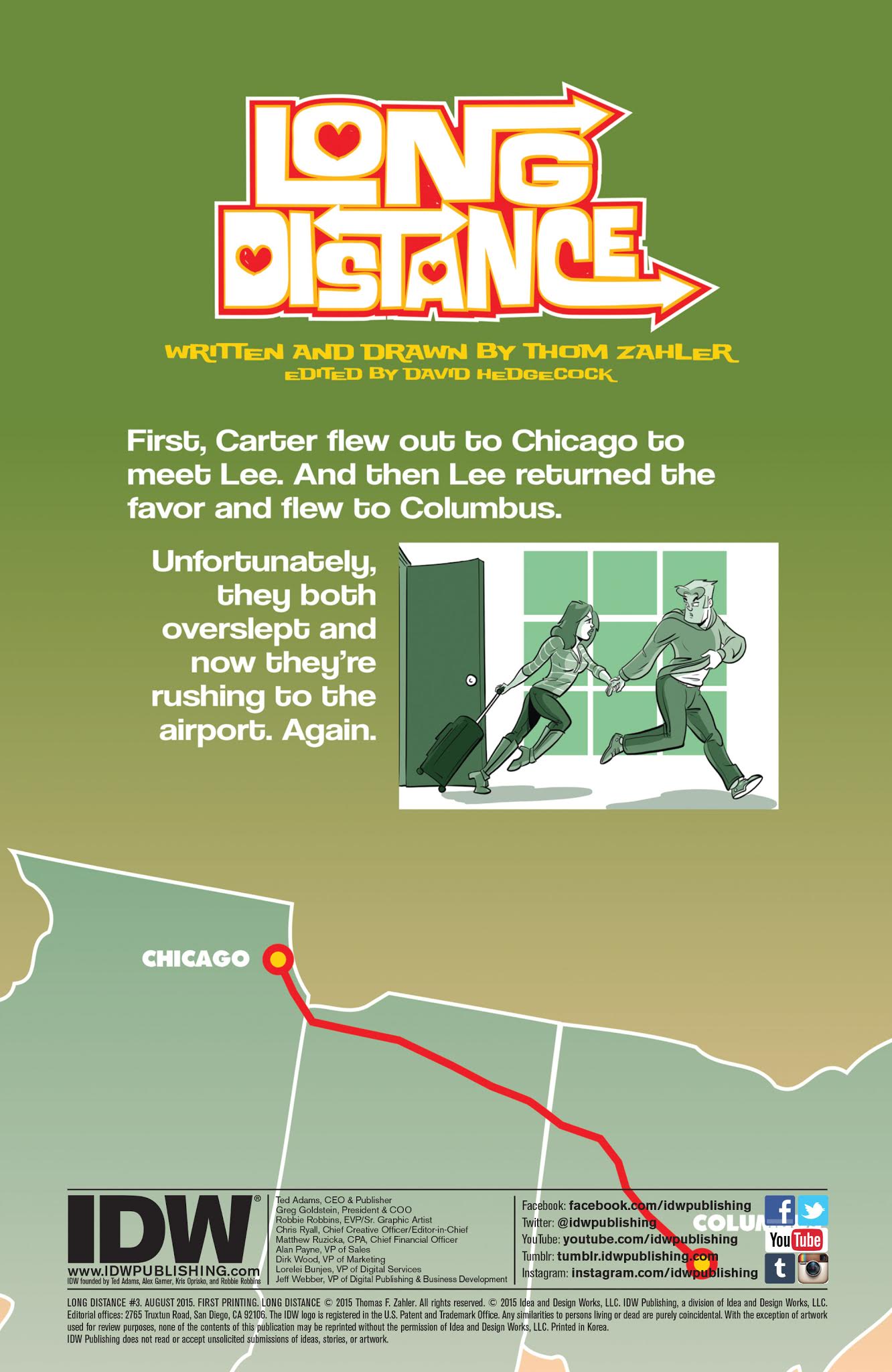 Read online Long Distance comic -  Issue #3 - 2