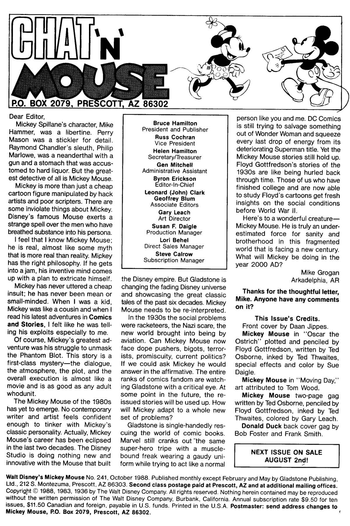 Read online Walt Disney's Mickey Mouse comic -  Issue #241 - 2