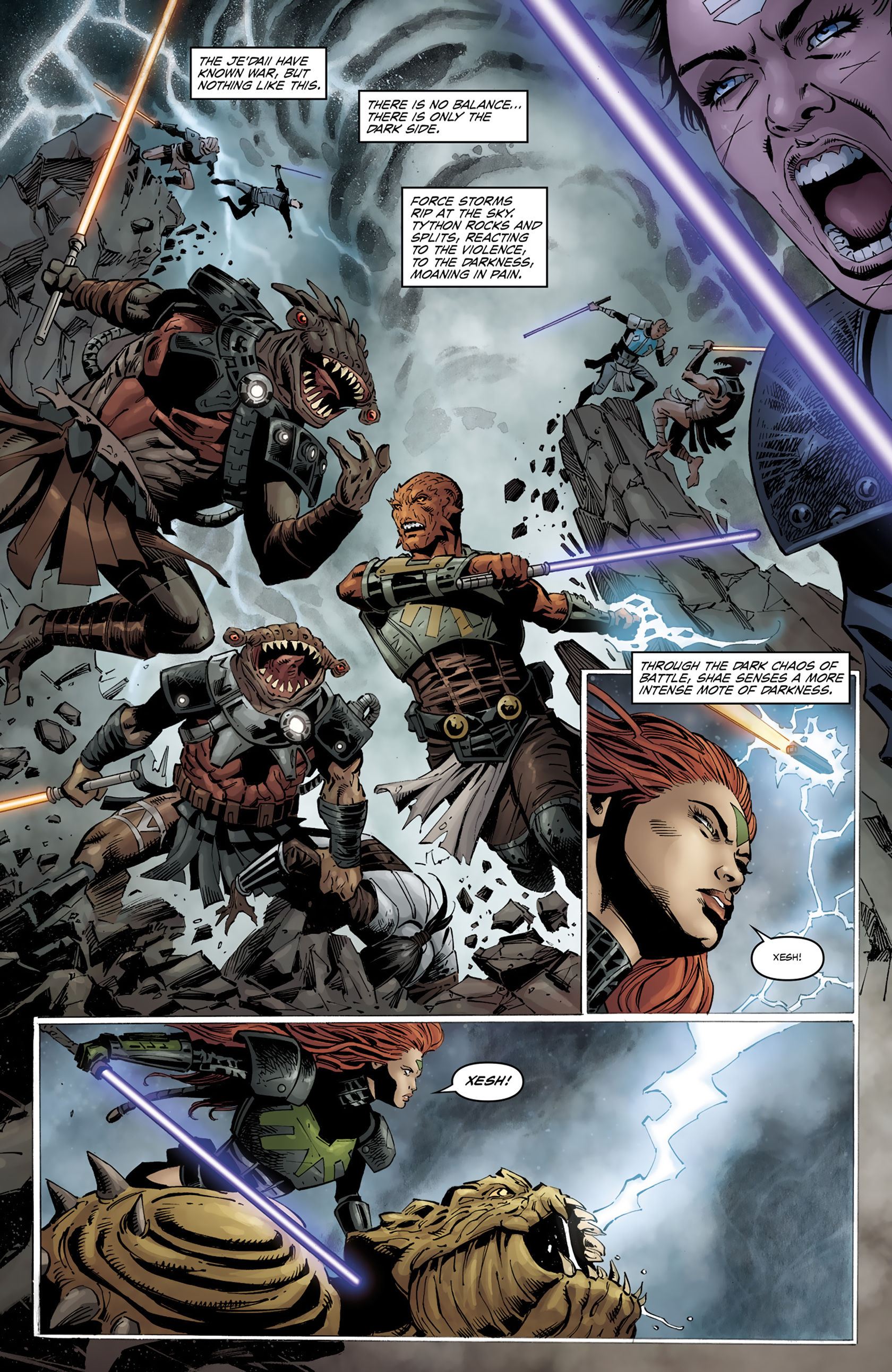 Read online Star Wars: Dawn of the Jedi - Force War comic -  Issue #4 - 13