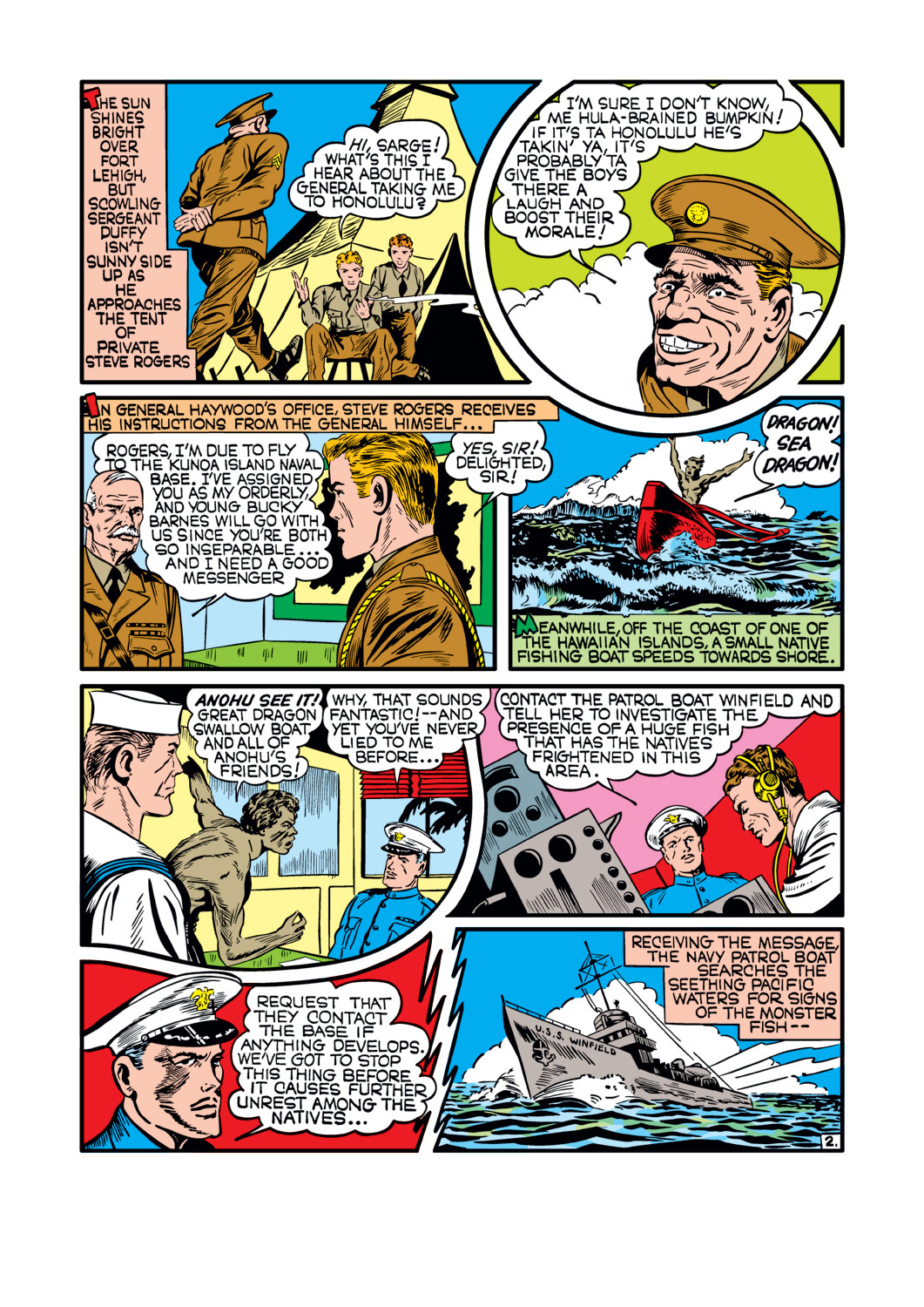 Read online Captain America Comics comic -  Issue #5 - 16