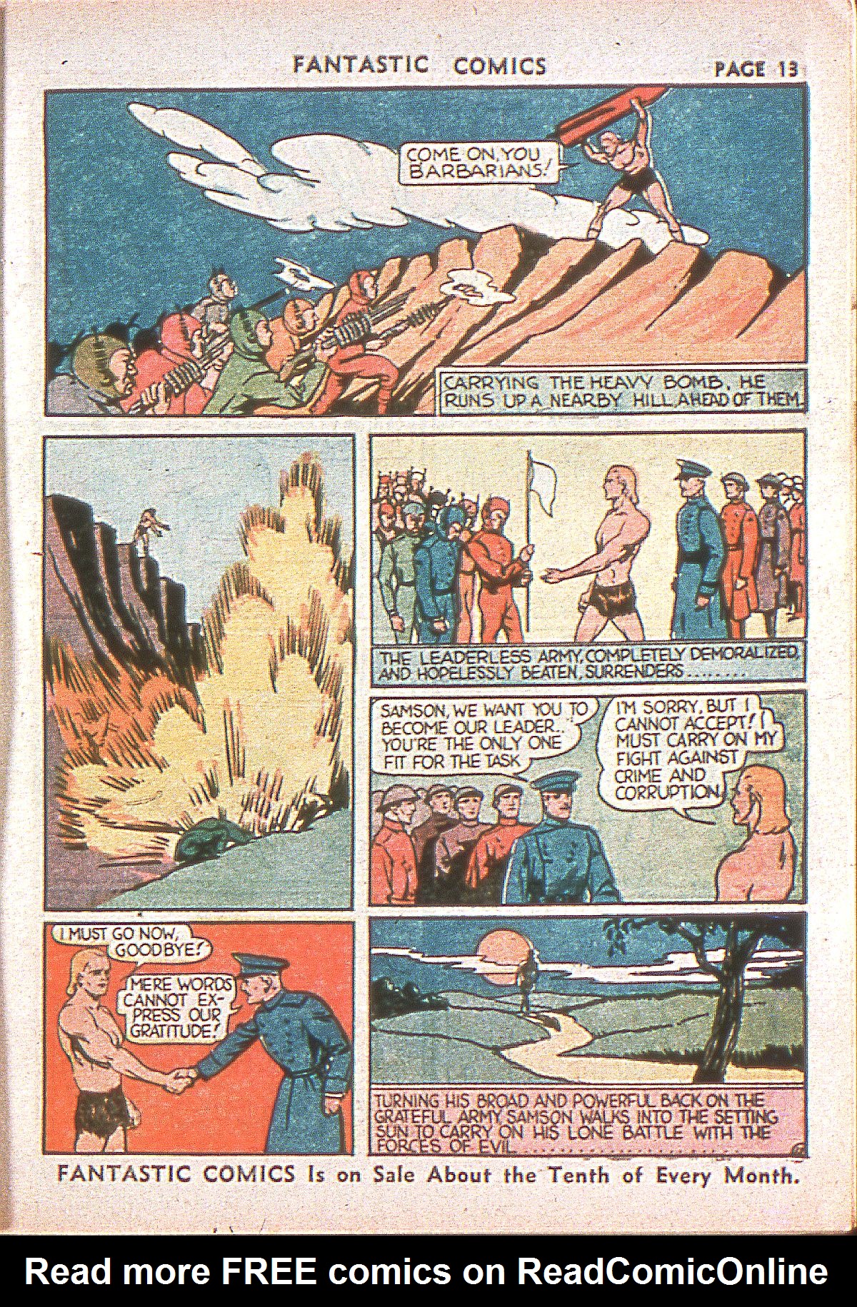 Read online Fantastic Comics comic -  Issue #1 - 16
