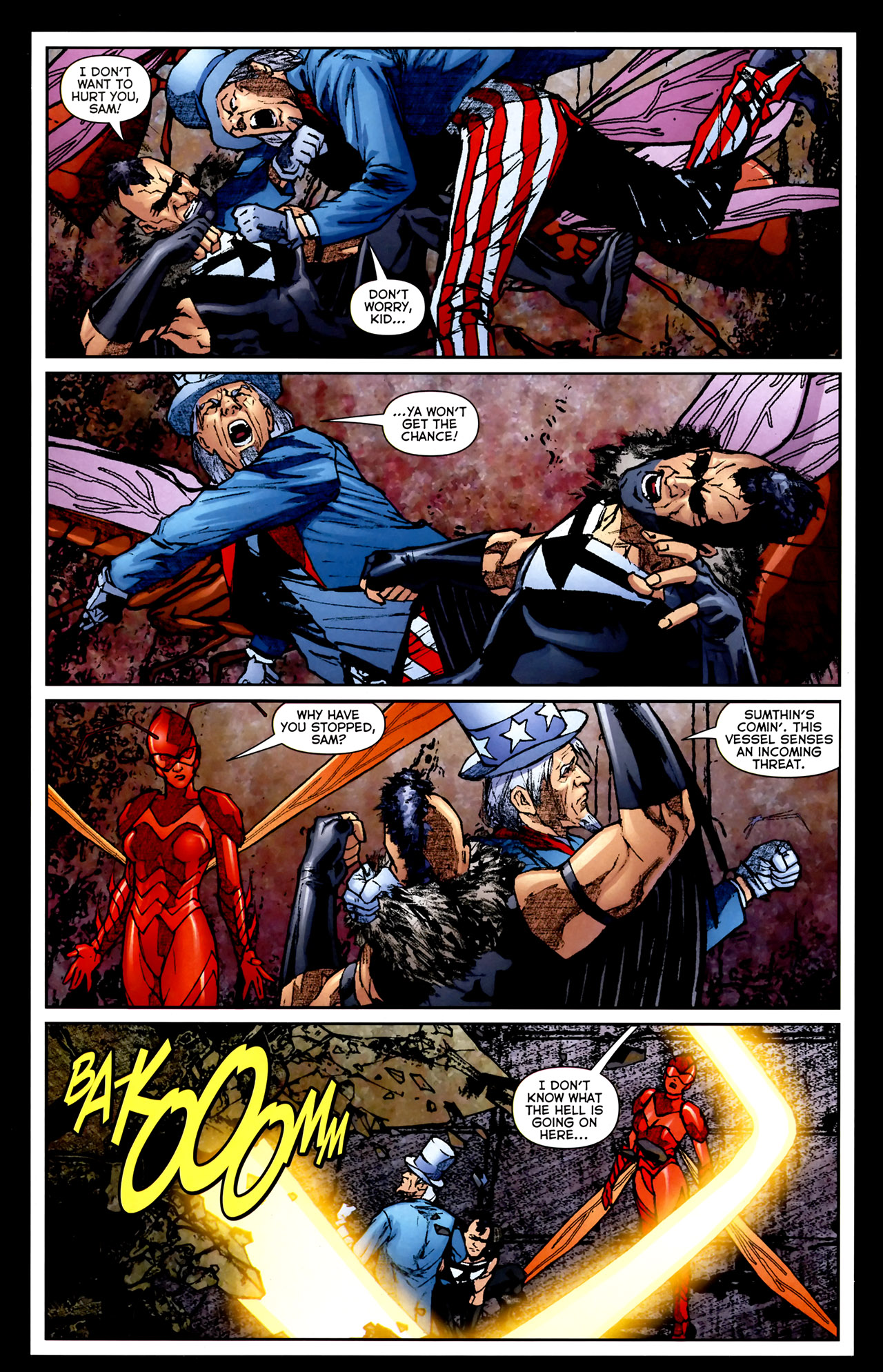 Read online Uncle Sam and the Freedom Fighters (2007) comic -  Issue #6 - 22