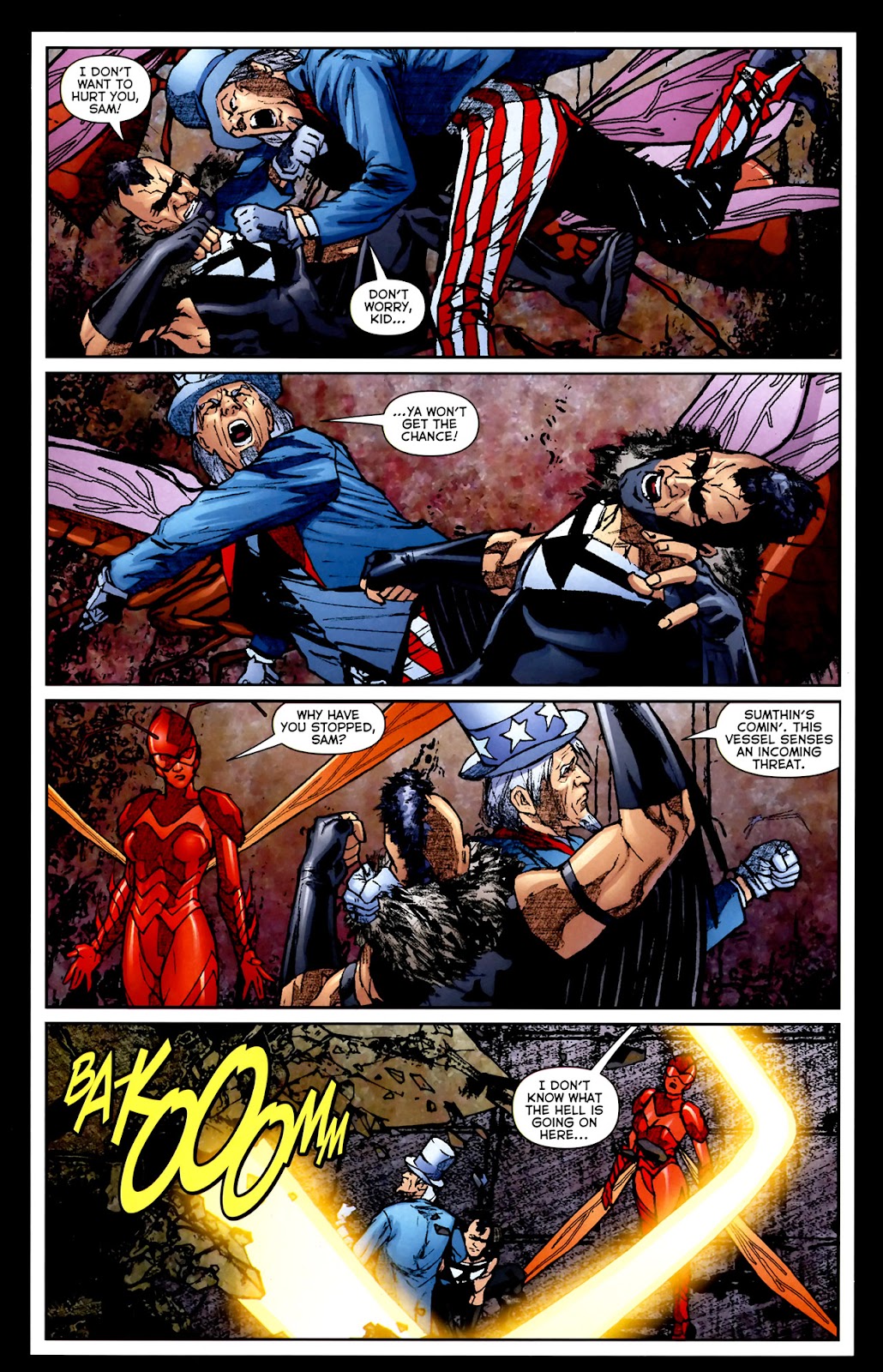 Uncle Sam and the Freedom Fighters (2007) issue 6 - Page 22