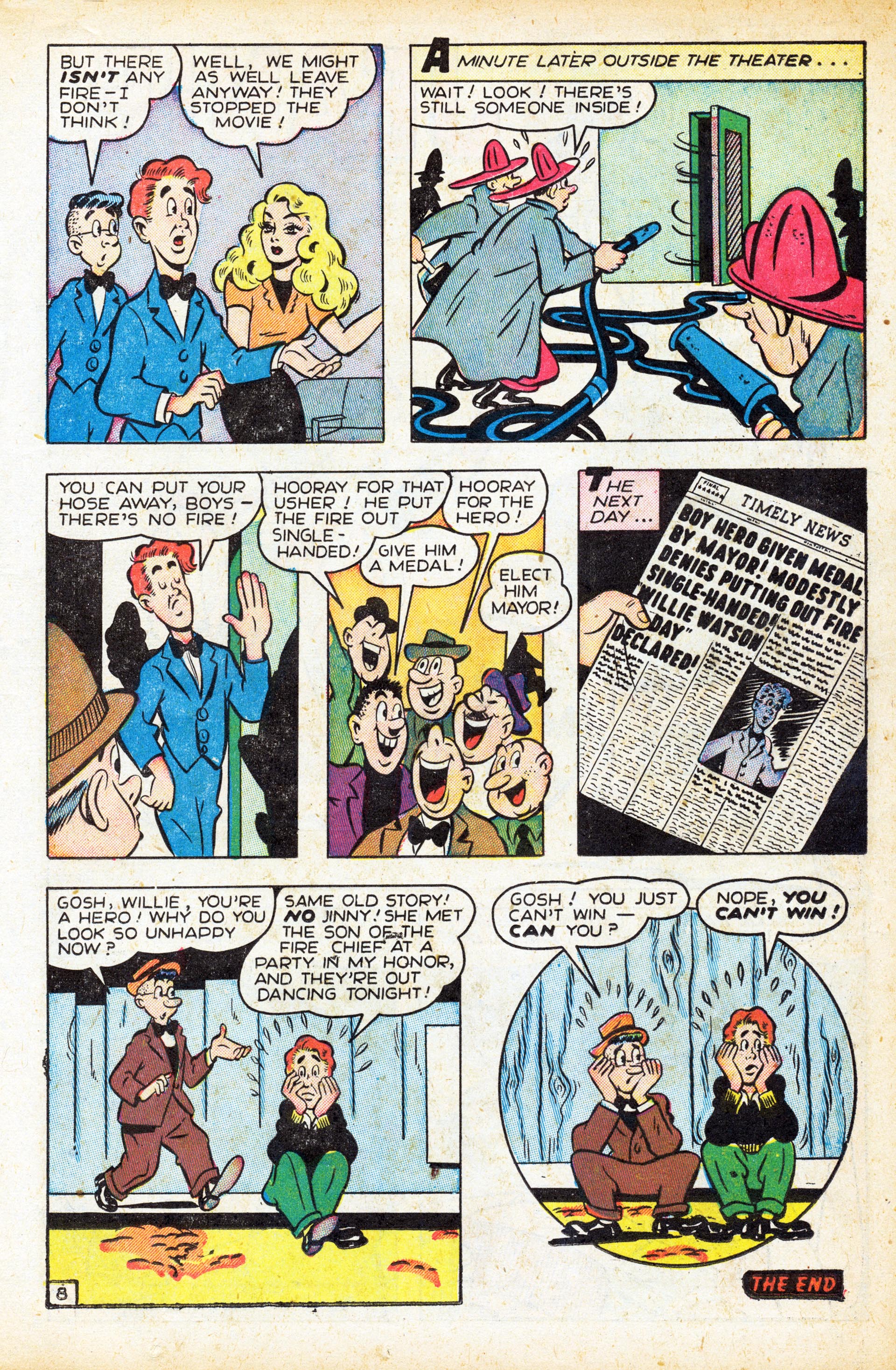 Read online Willie Comics (1946) comic -  Issue #16 - 19