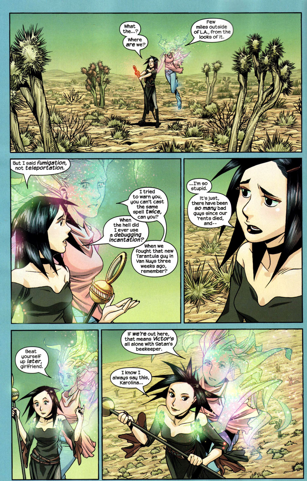 Read online Runaways (2005) comic -  Issue #7 - 8