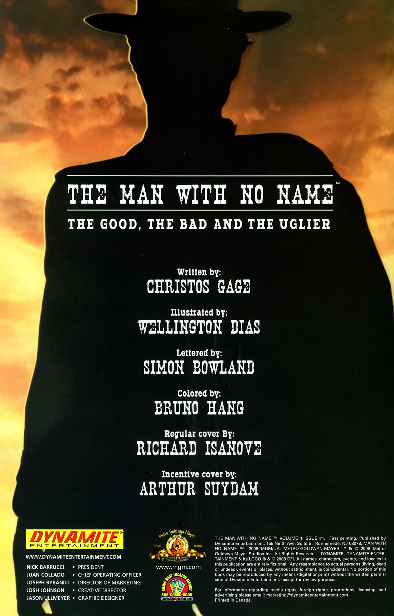 Read online The Man with No Name comic -  Issue #1 - 2