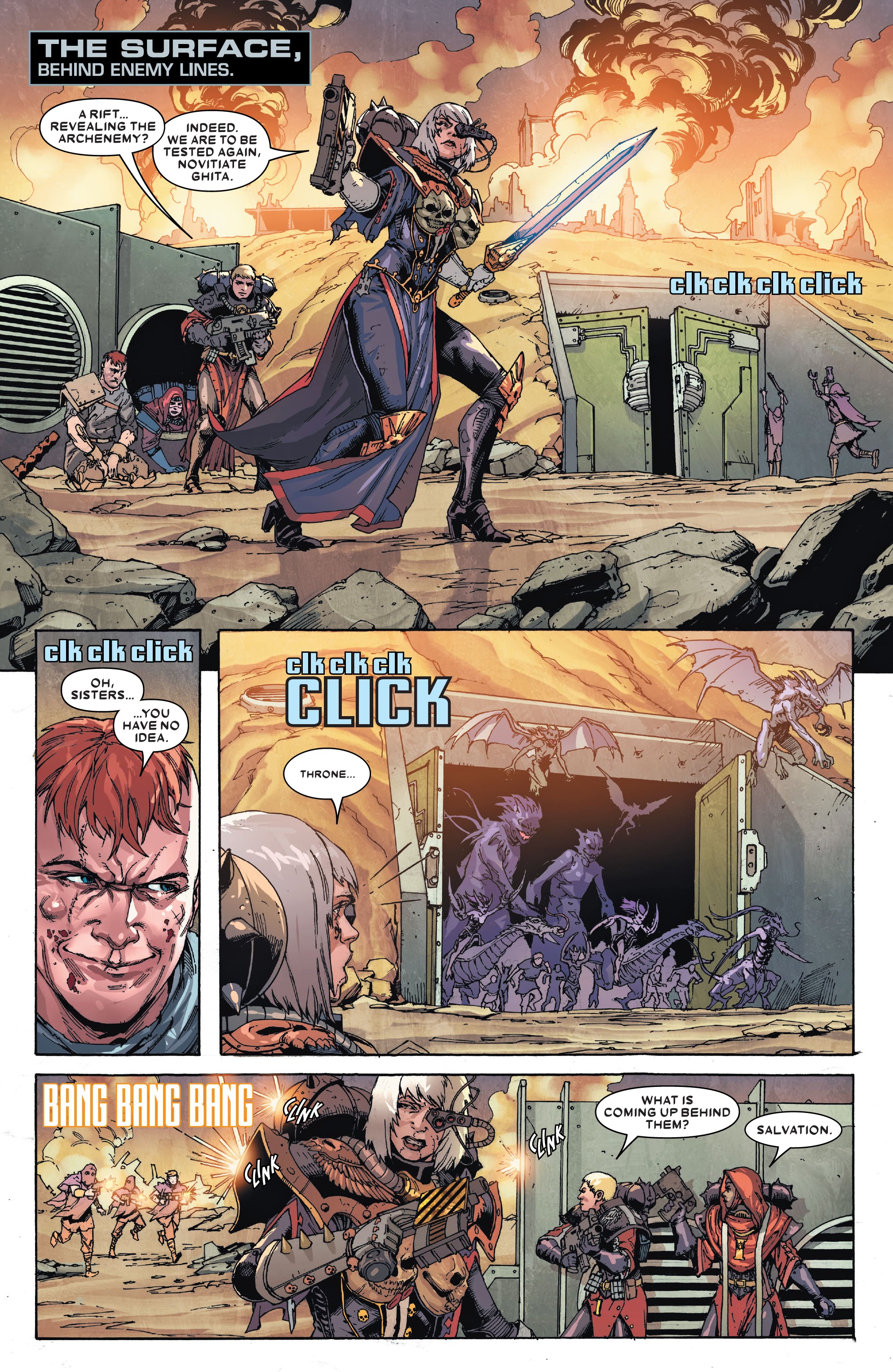 Read online Warhammer 40,000: Sisters Of Battle comic -  Issue #5 - 9