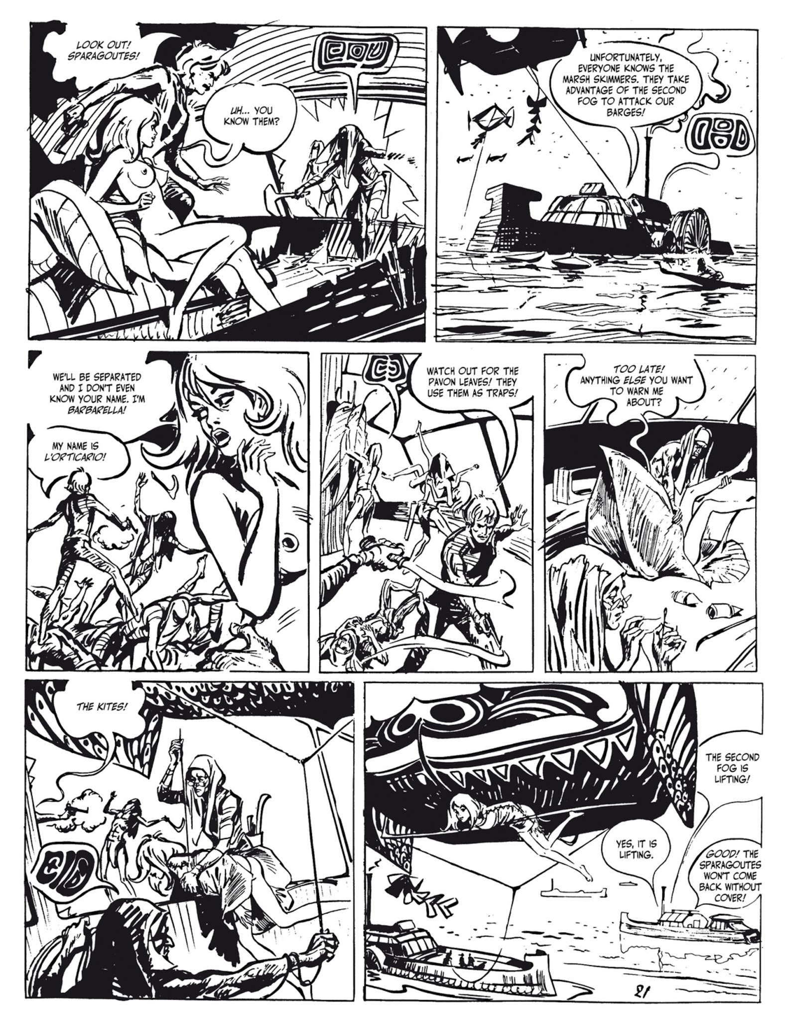 Read online Barbarella and The Wrath of the Minute-Eater comic -  Issue # TPB - 26