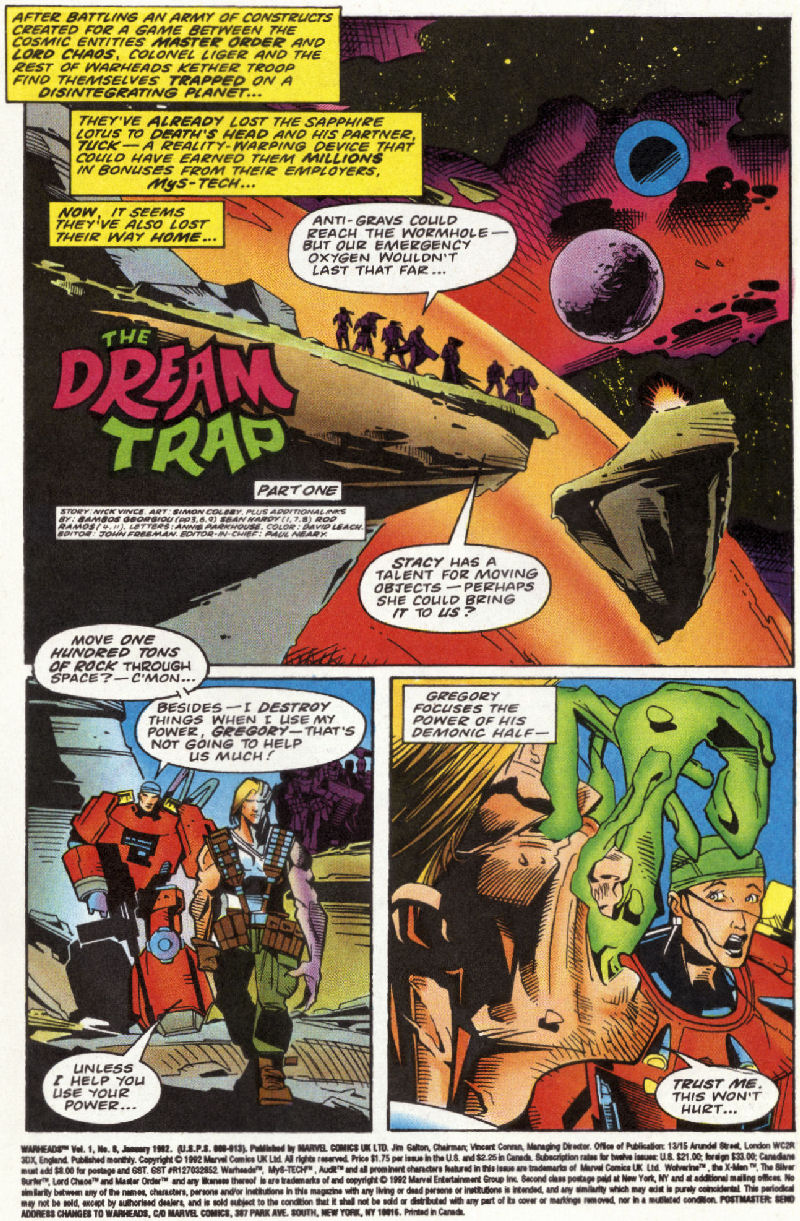 Read online Warheads comic -  Issue #8 - 3