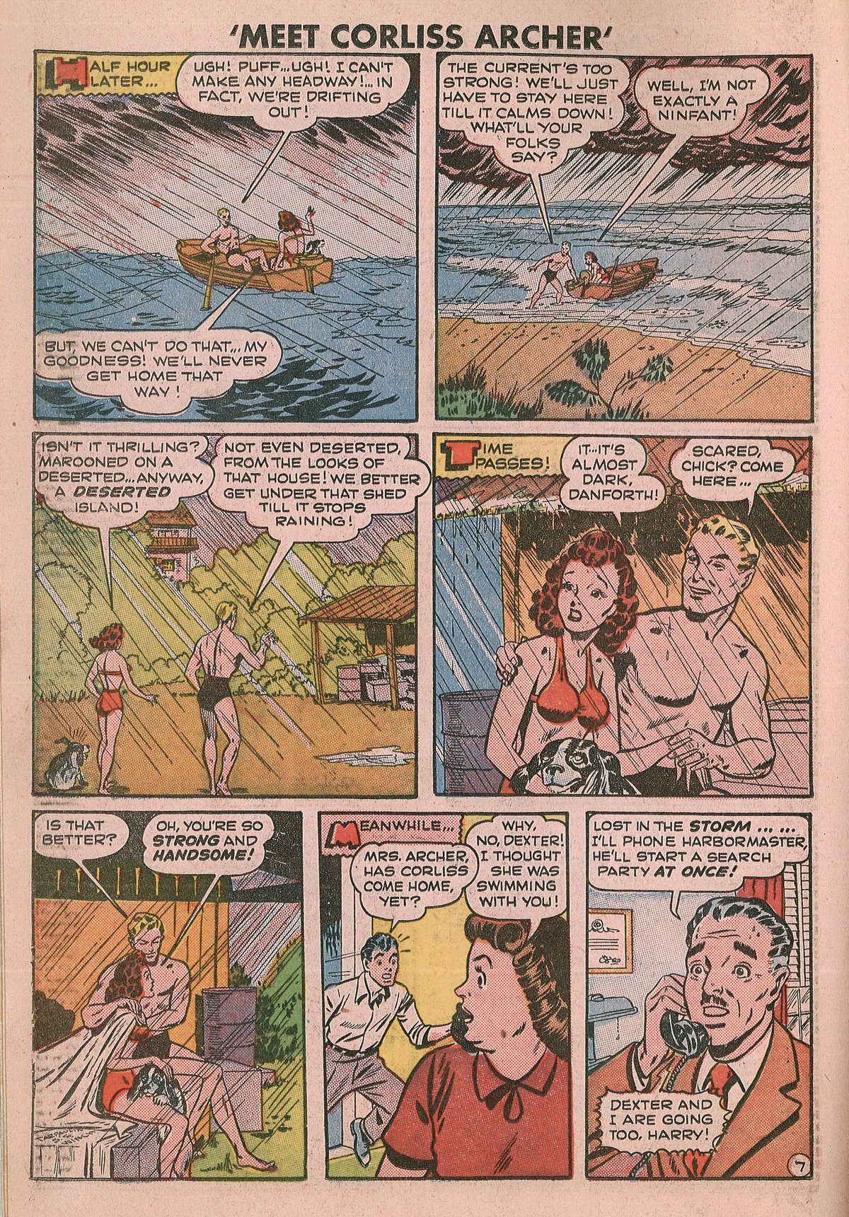 Read online Meet Corliss Archer comic -  Issue #3 - 8