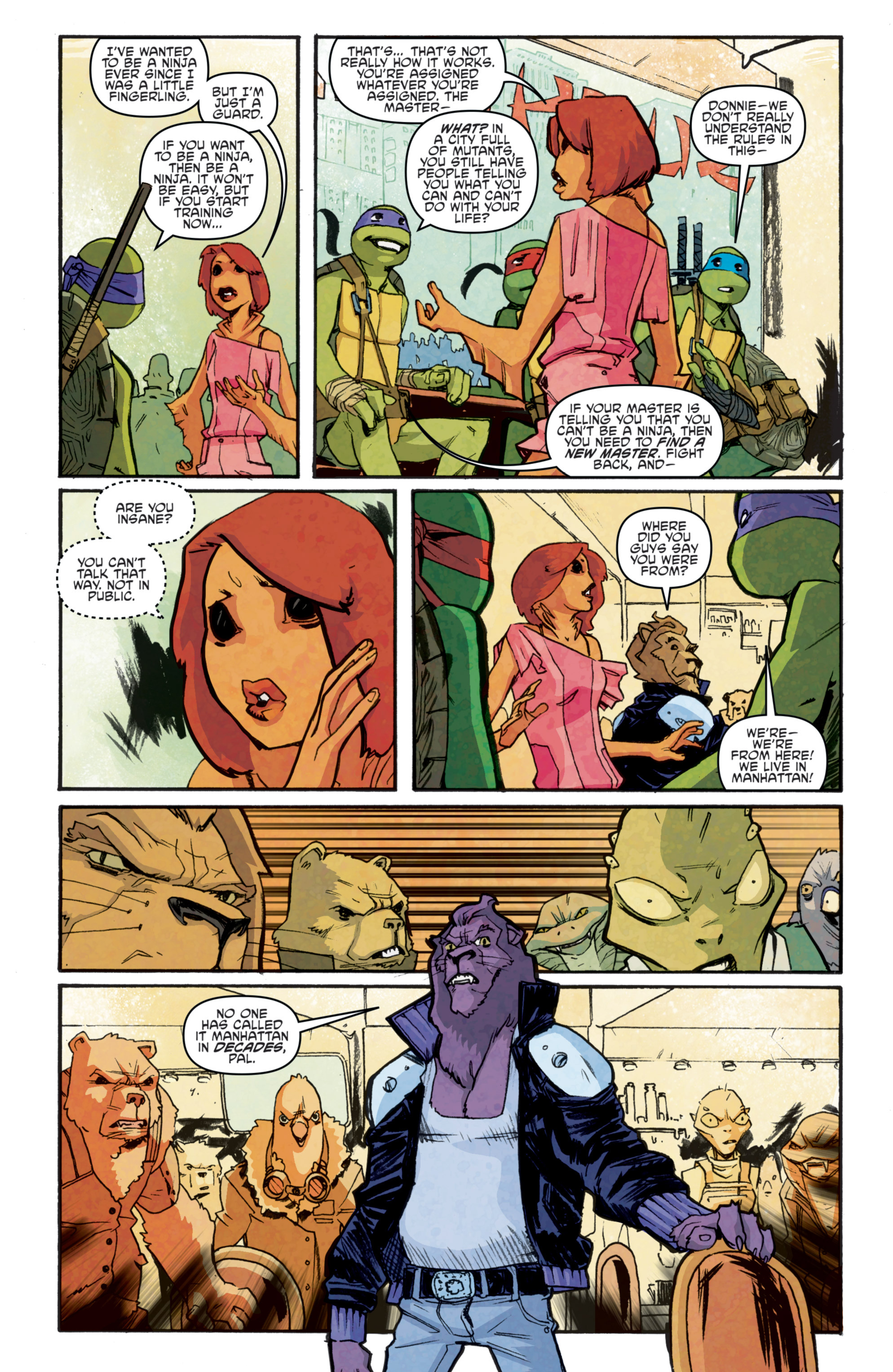 Read online Teenage Mutant Ninja Turtles: Turtles in Time comic -  Issue #4 - 5